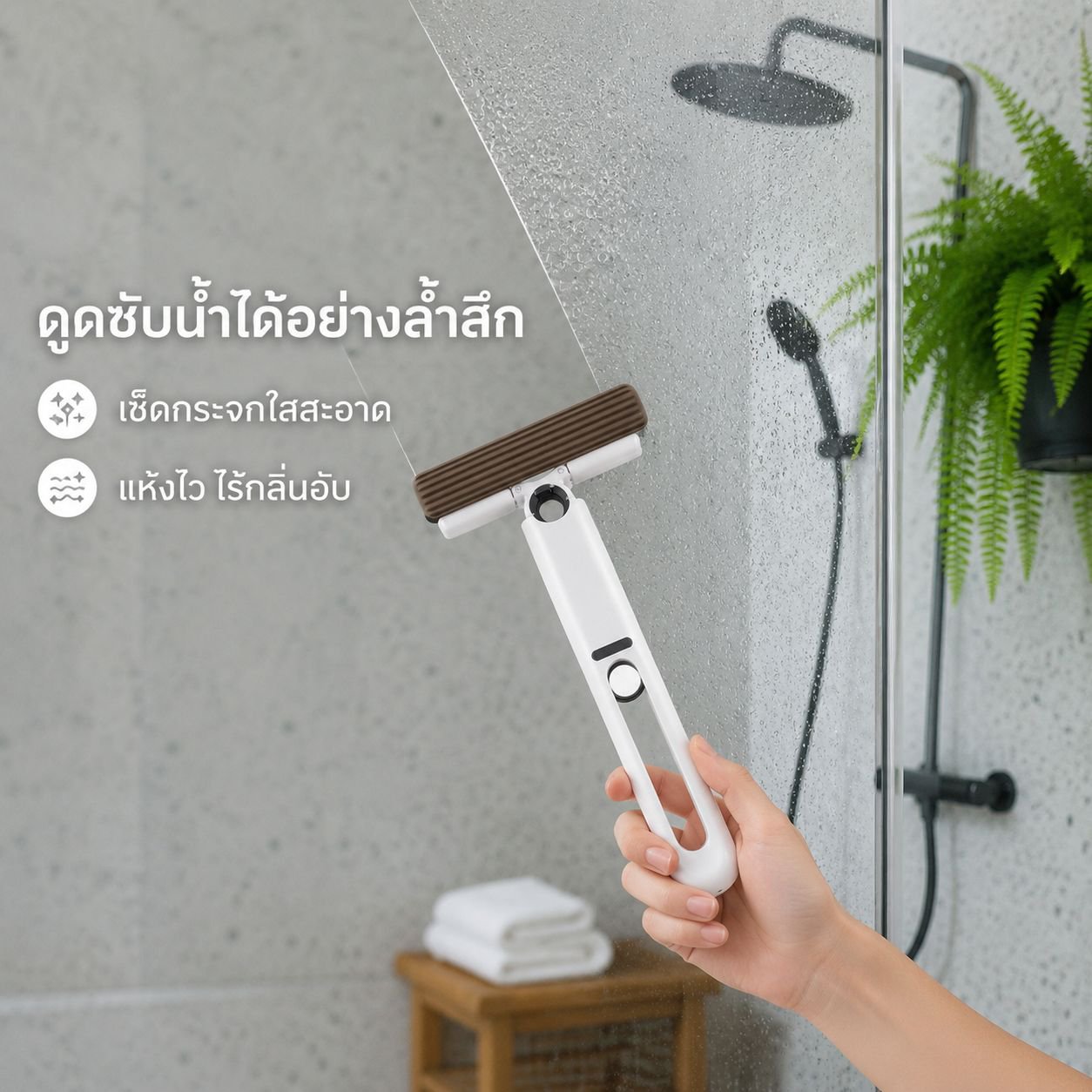 ม็อบถูพื้นขนาดเล็กแบบไม่ต้องบิดมือ