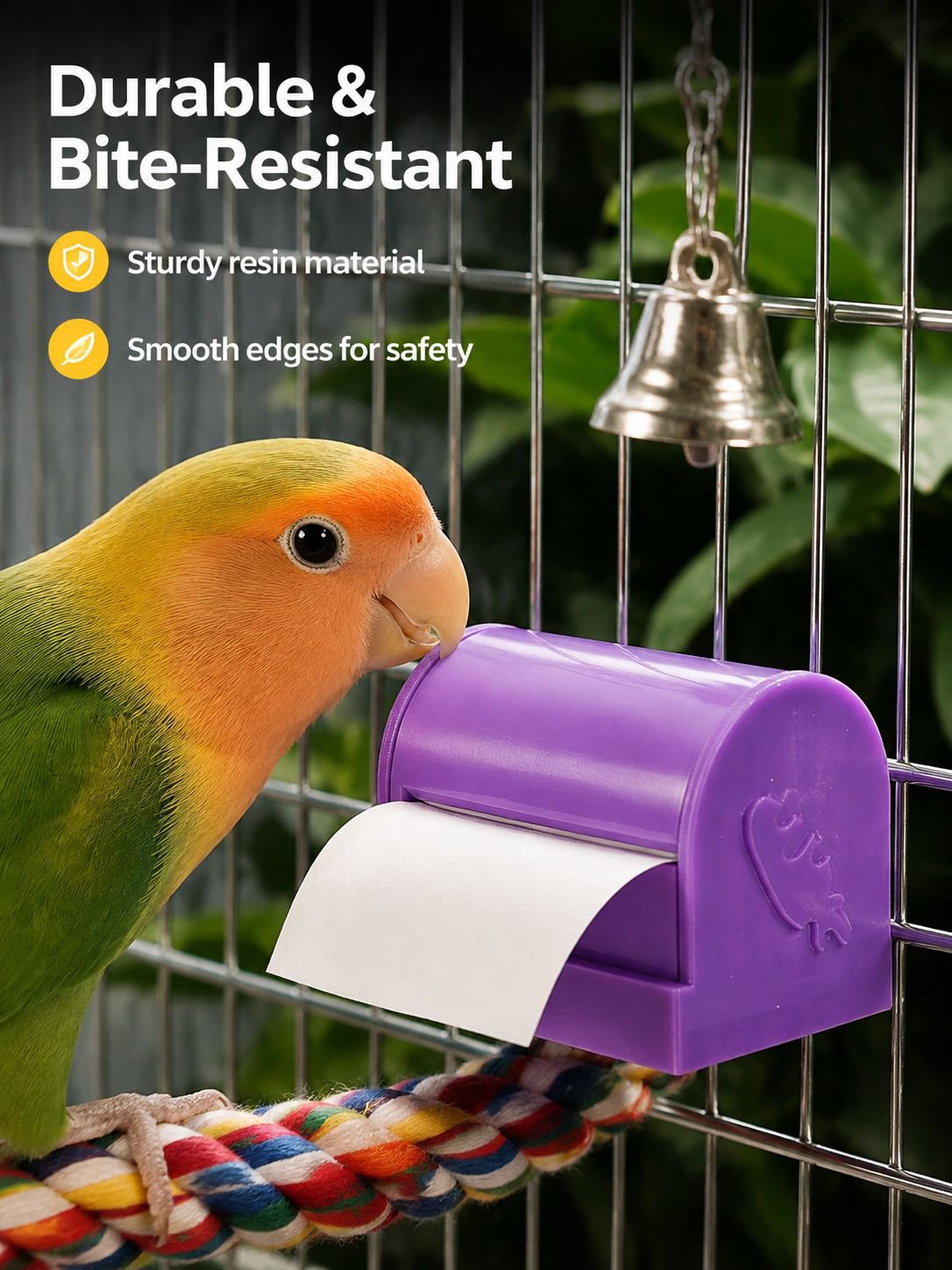 Safe parrot toys ideal for chewing and daily use