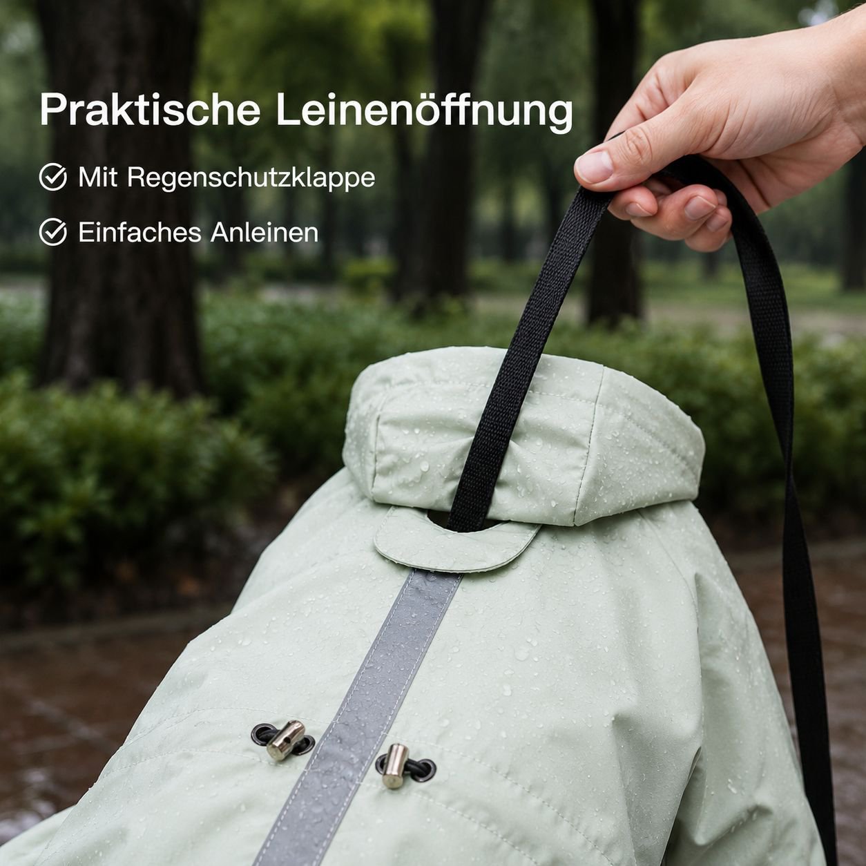 Neues Vierbein-Regenmantel für Hunde