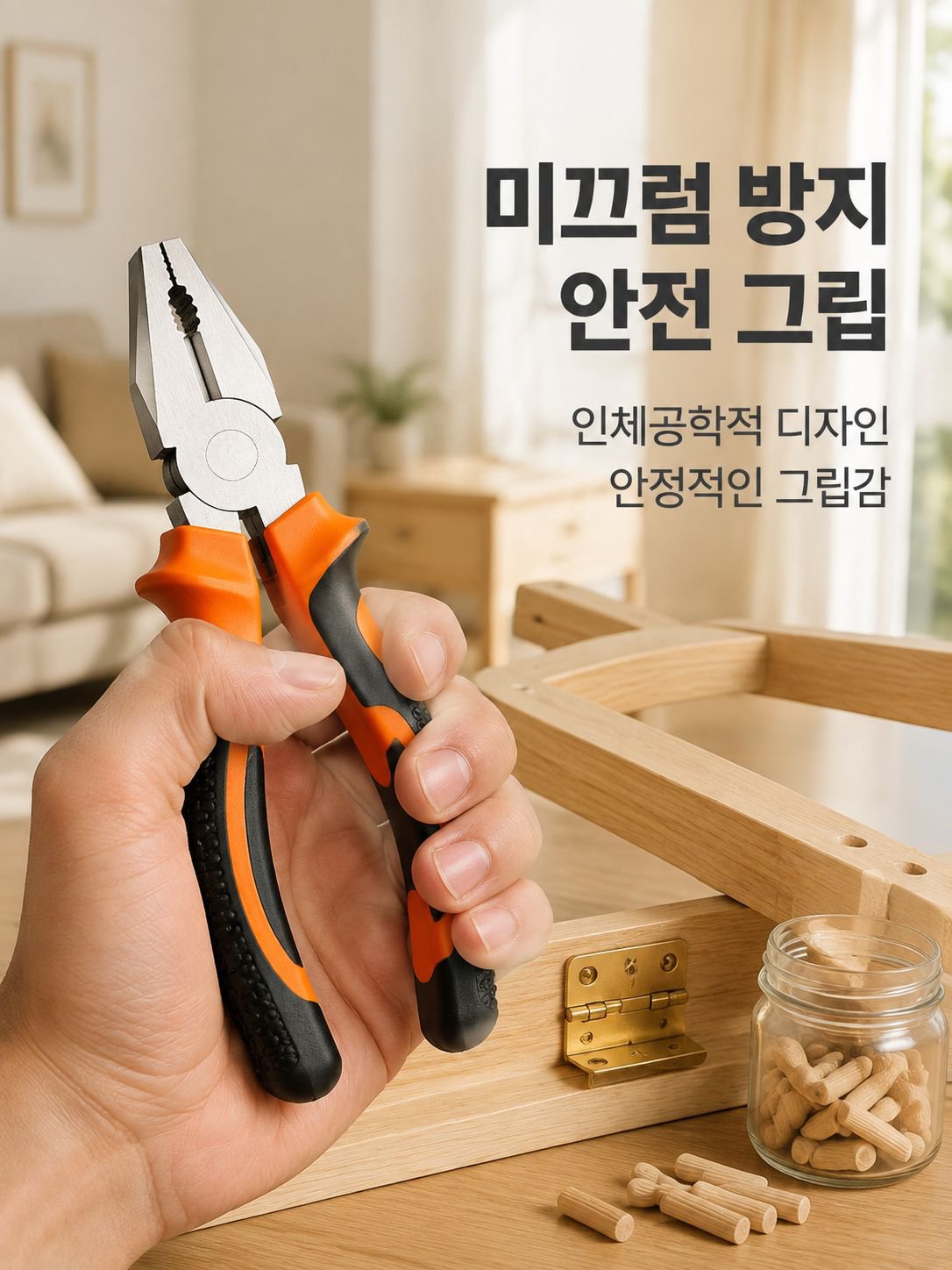 드라이버와 플라이어가 있는 공구 세트