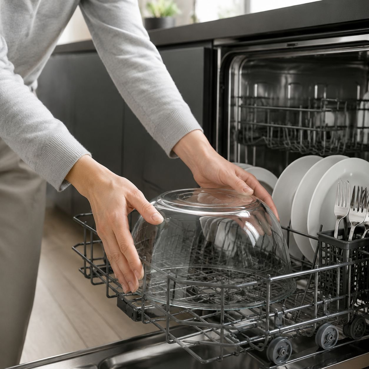 Multifunktionale Glasschüssel Salatschale Backschale Suppenschale Geschirr