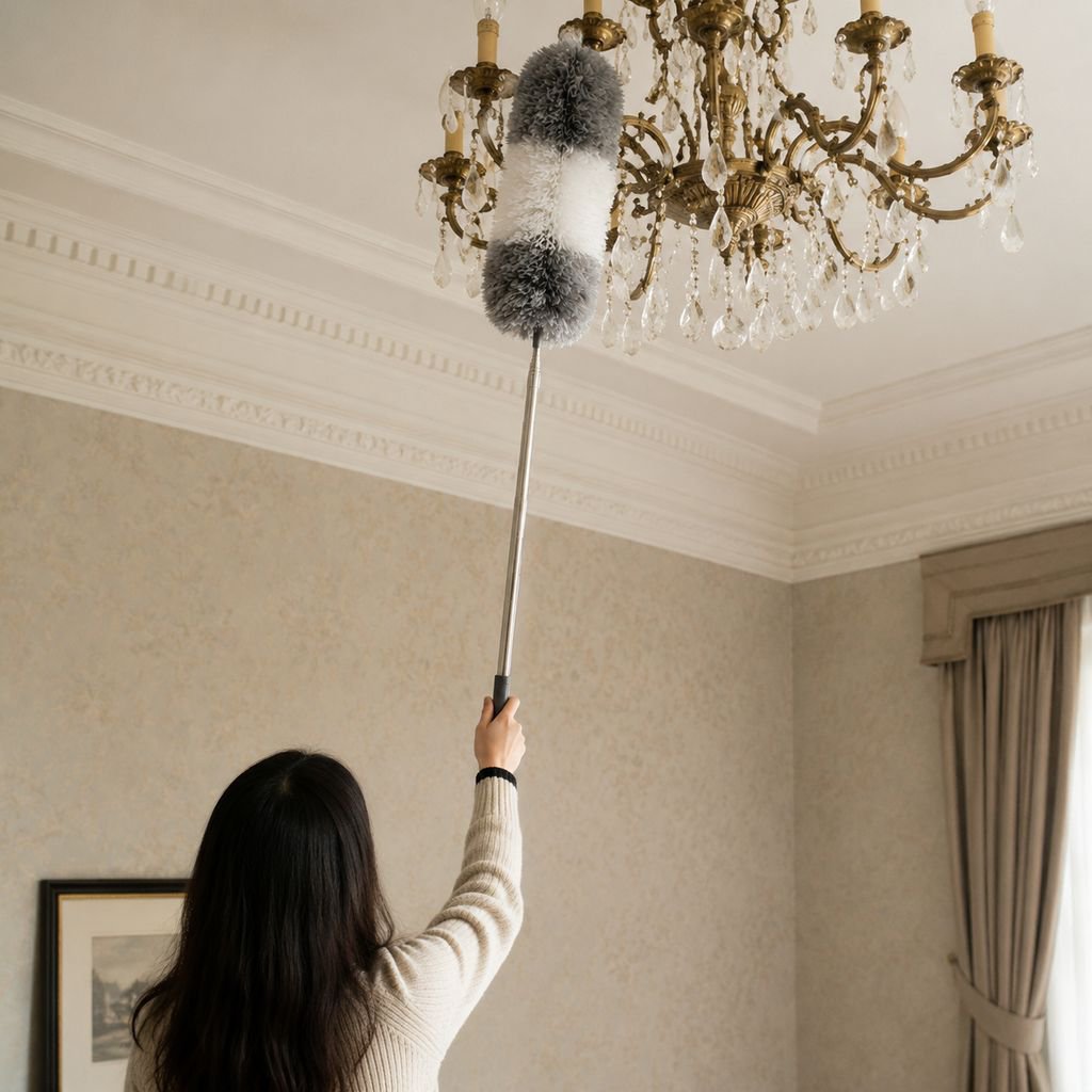 Telescopic Feather Dust Duster for Home & Car Cleaning 