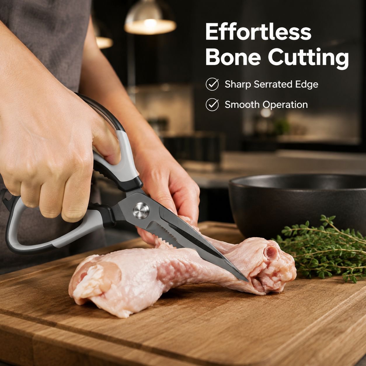 Stainless Steel Multifunctional Chicken Bone Scissors