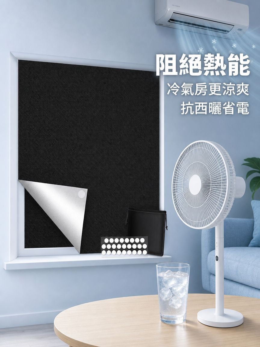 免打孔便攜遮光窗簾