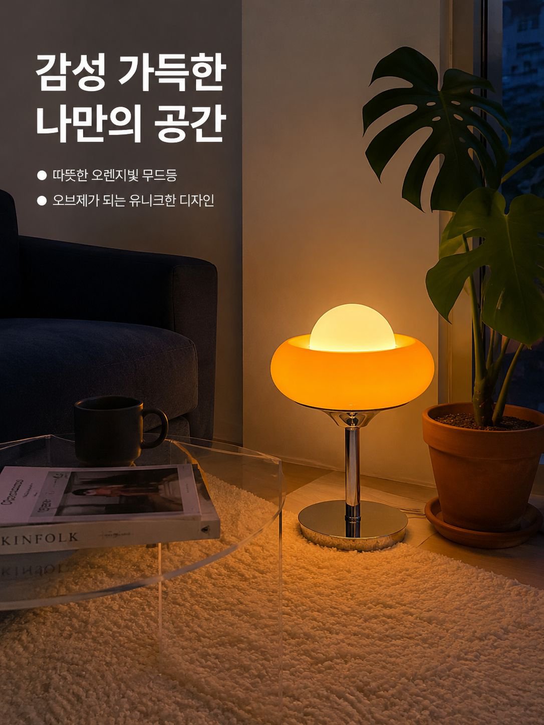 북유럽 심플한 복고 중세 거실 소파 착지등