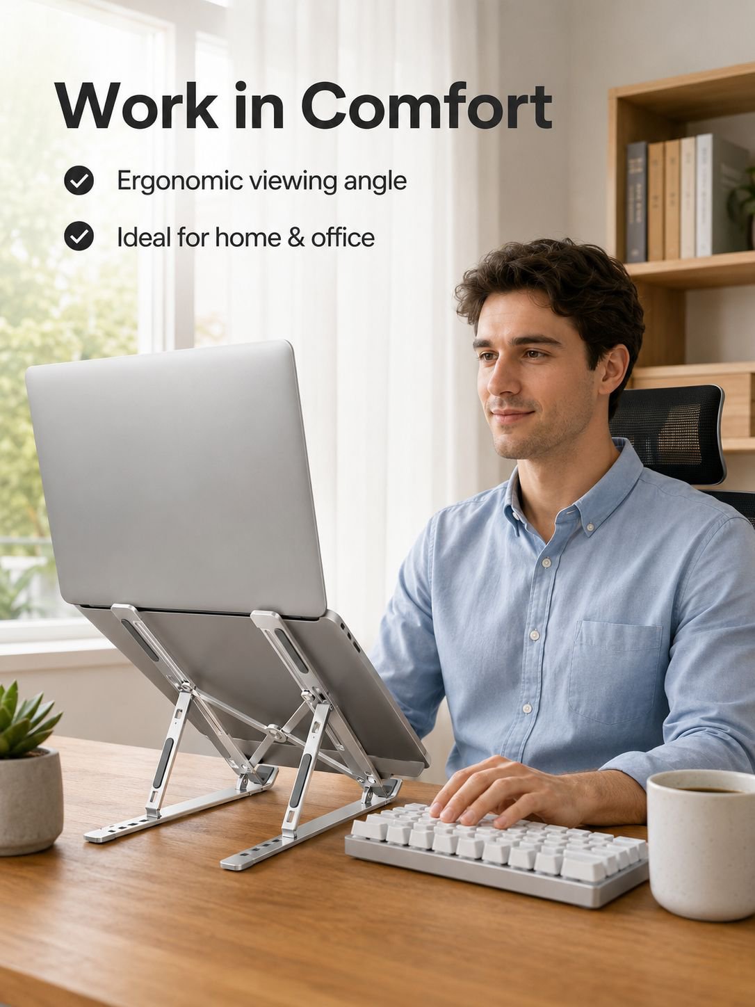 Multi-functional Foldable Desktop Cooling Bracket