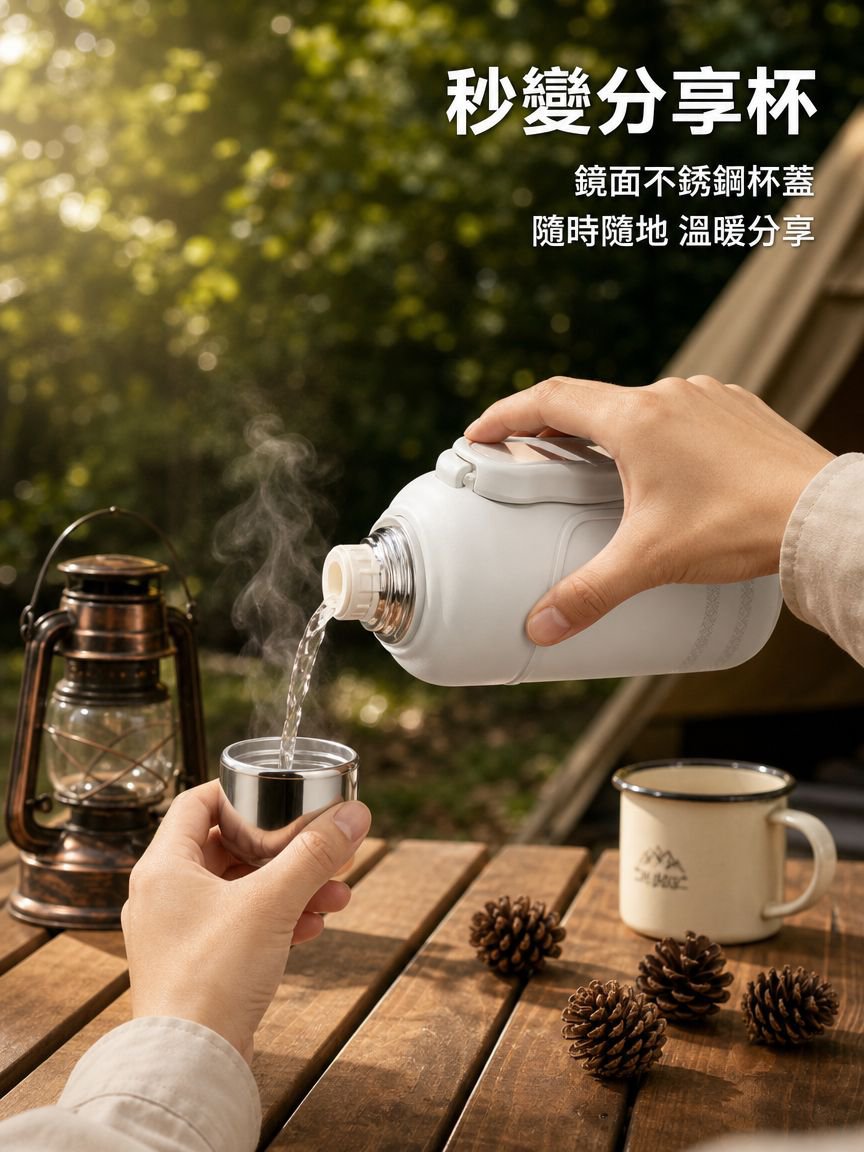大容量不鏽鋼保溫杯
