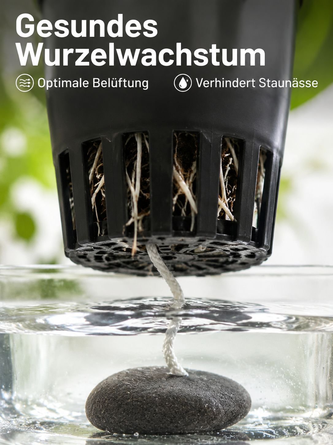 Plastik Blumentöpfe automatisch wässern Blumentöpfe