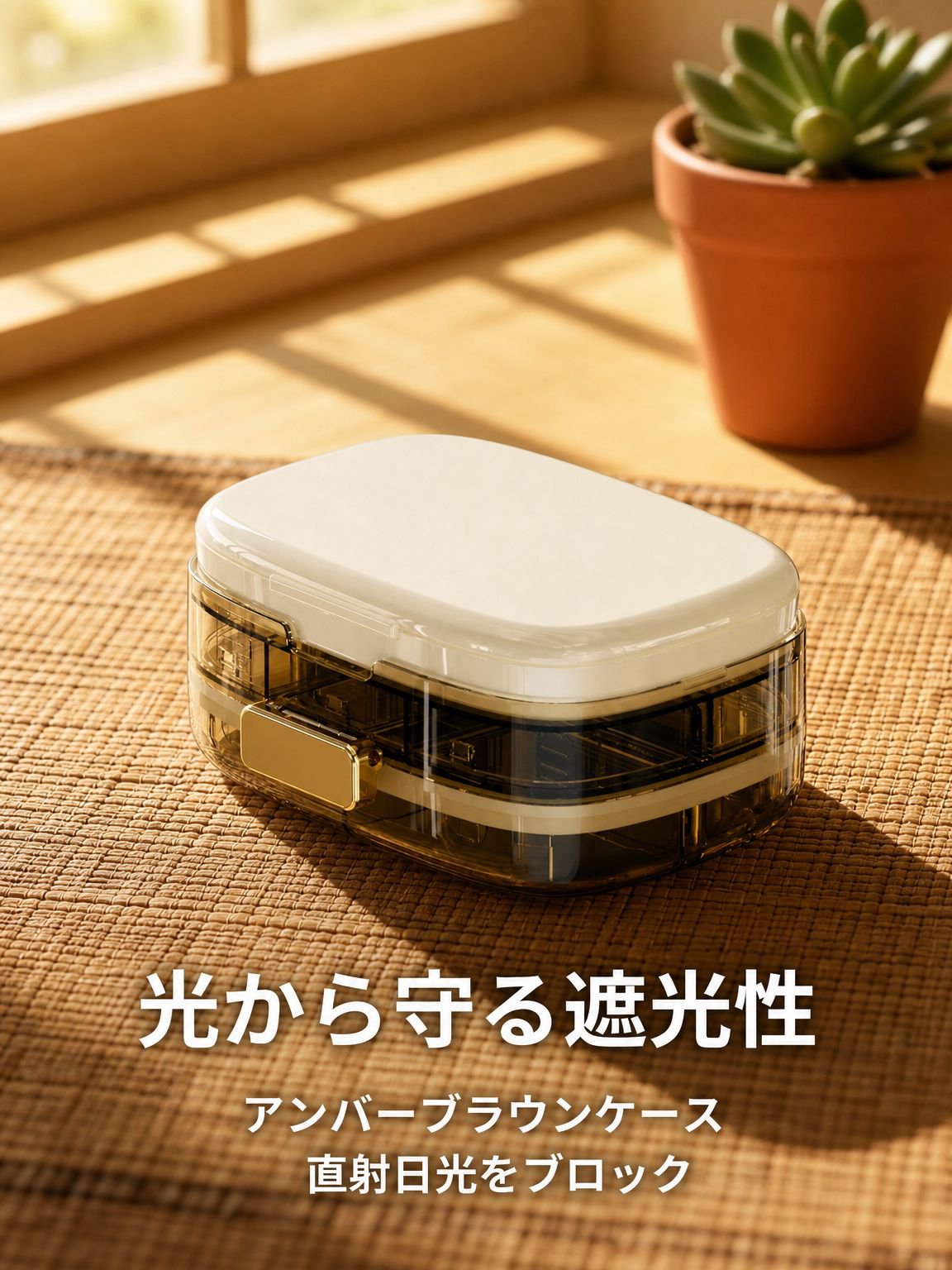 三重密封防湿分注薬箱