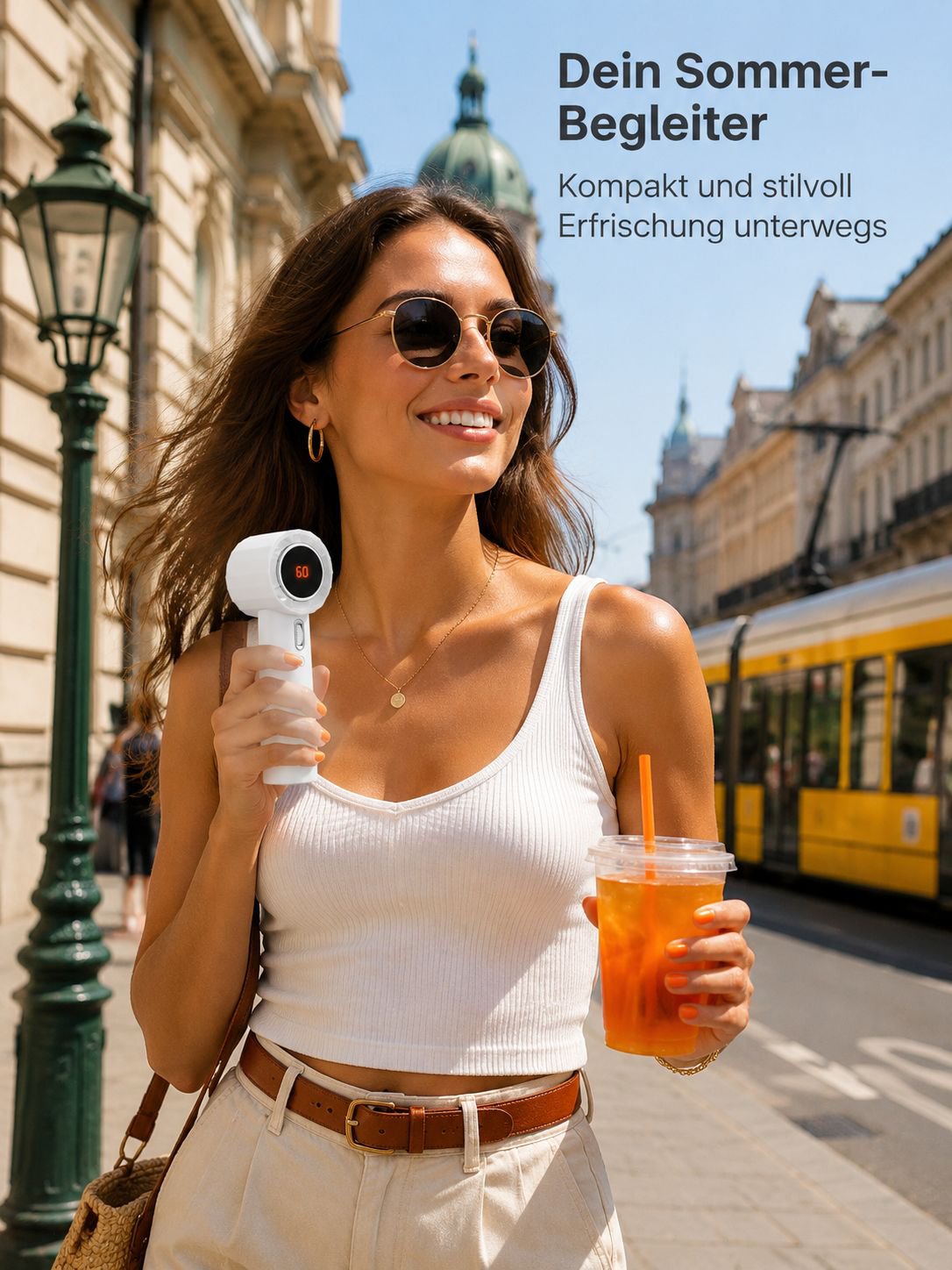 USB aufladbarer Ventilator für heiße Tage