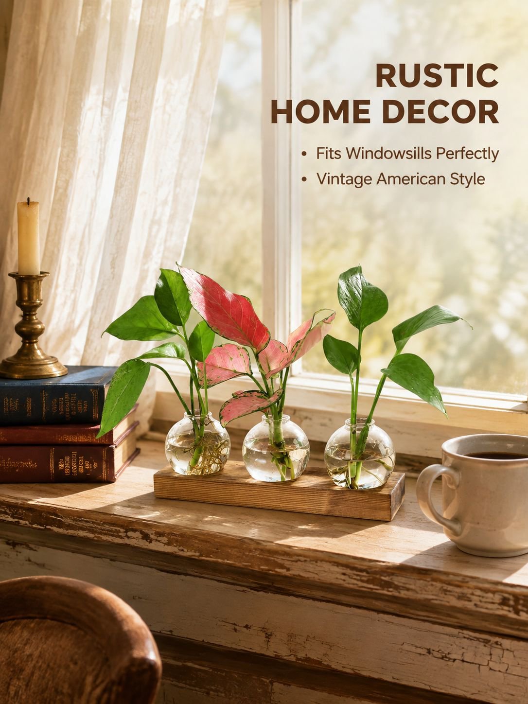 Glass light bulb vase