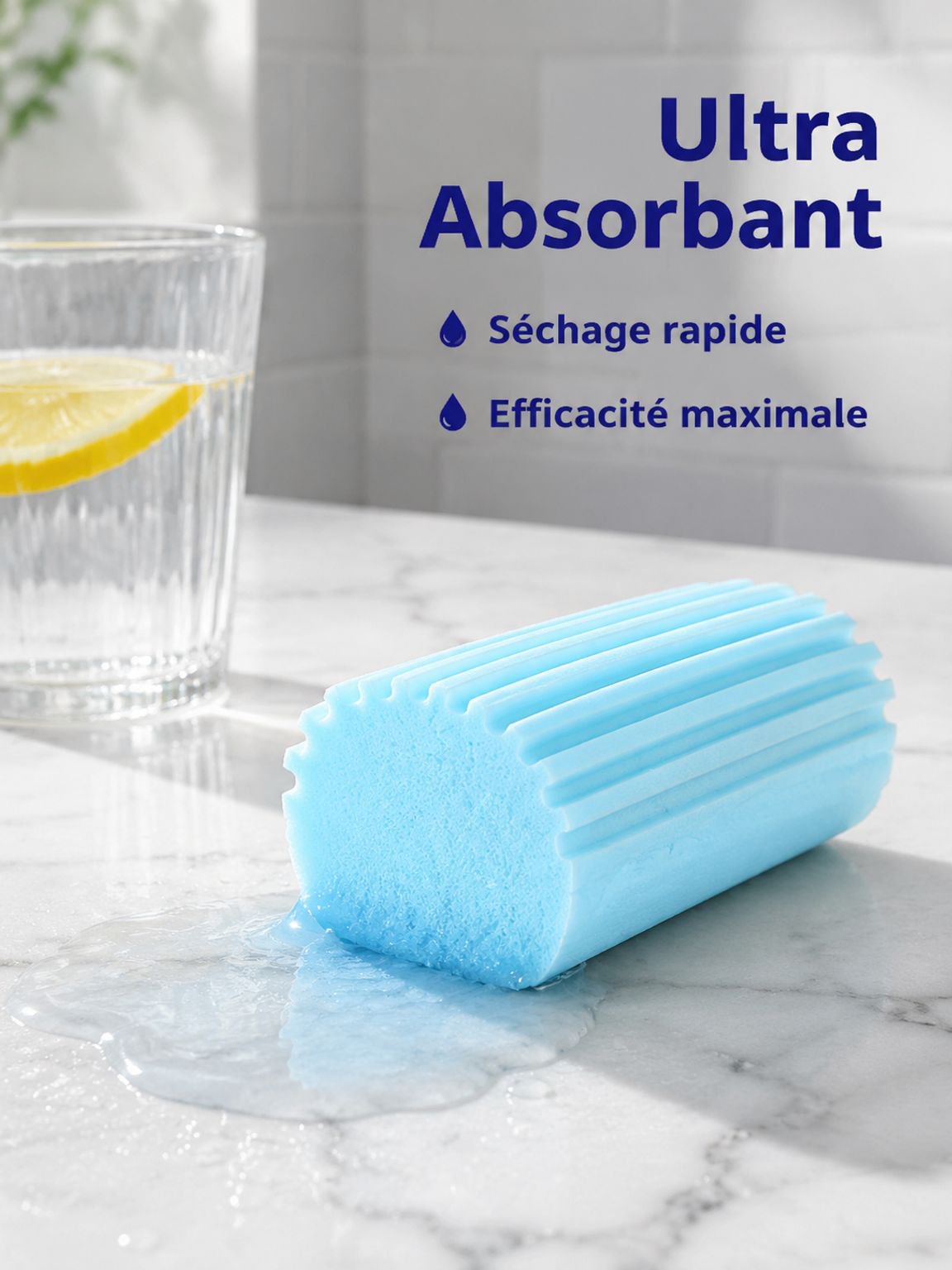 Éponge de nettoyage polyvalente en coton