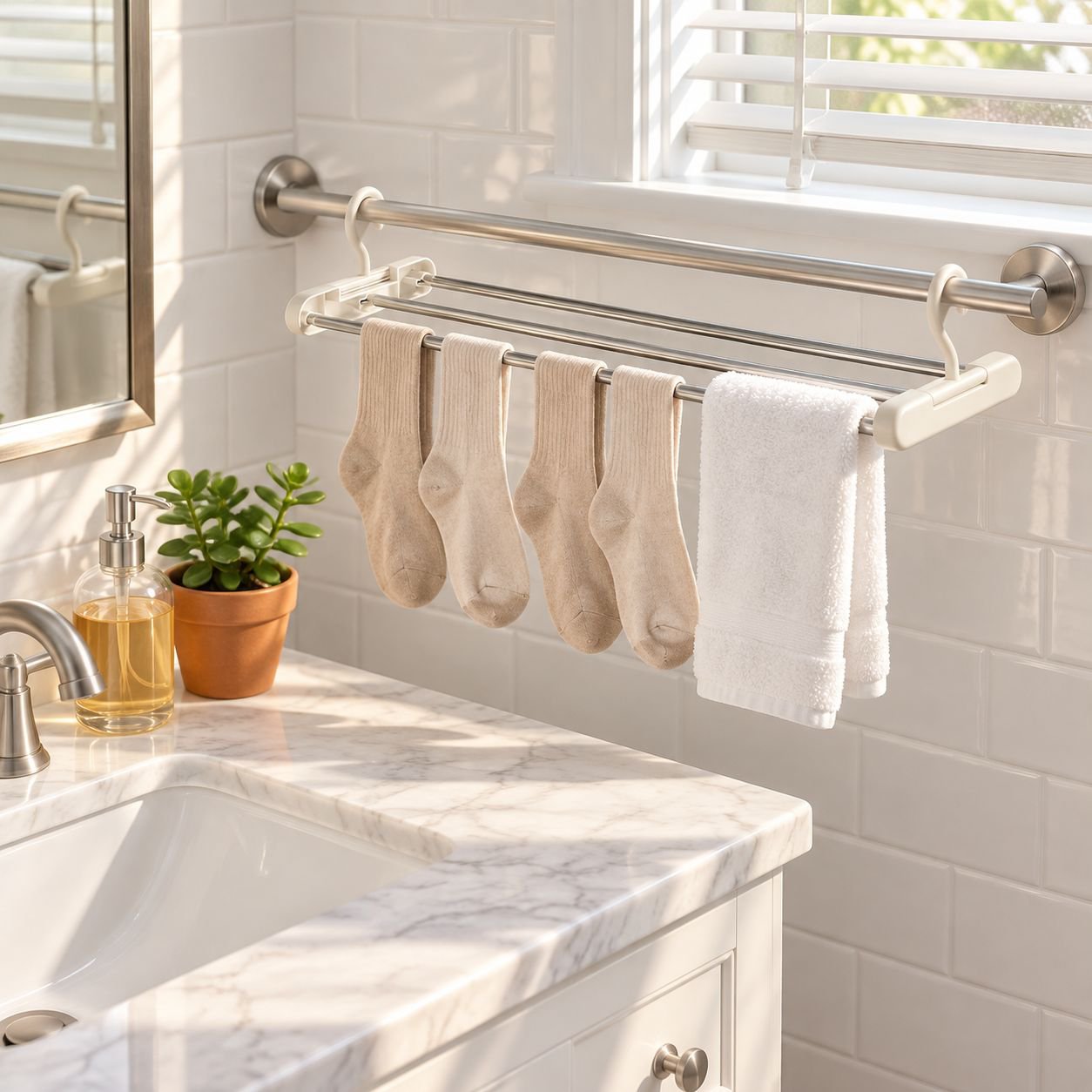 JMY - Stainless Steel Extendable Multifunctional Drying Rack