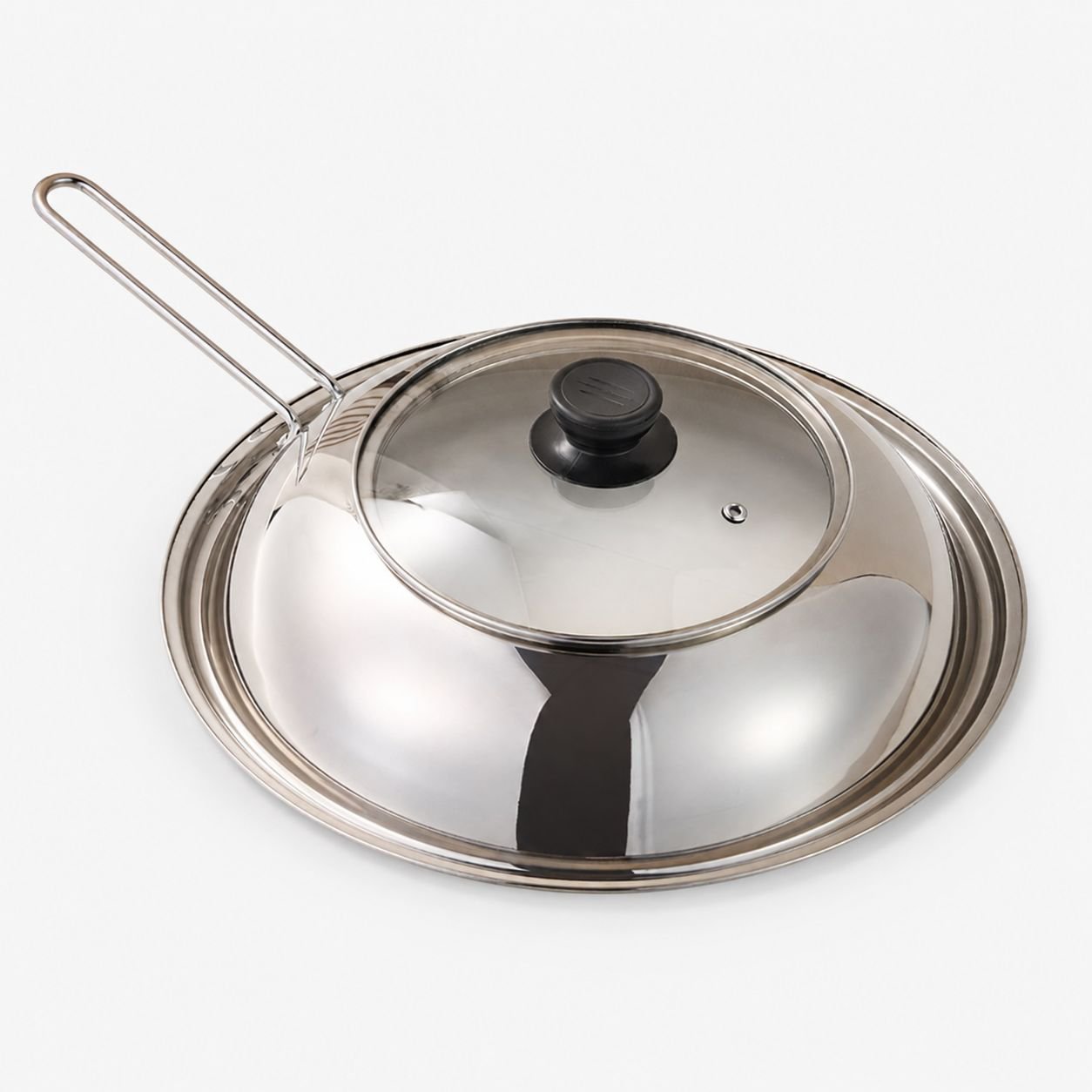Tapa de olla visible, resistente al calor y al aceite, para el hogar, de acero inoxidable