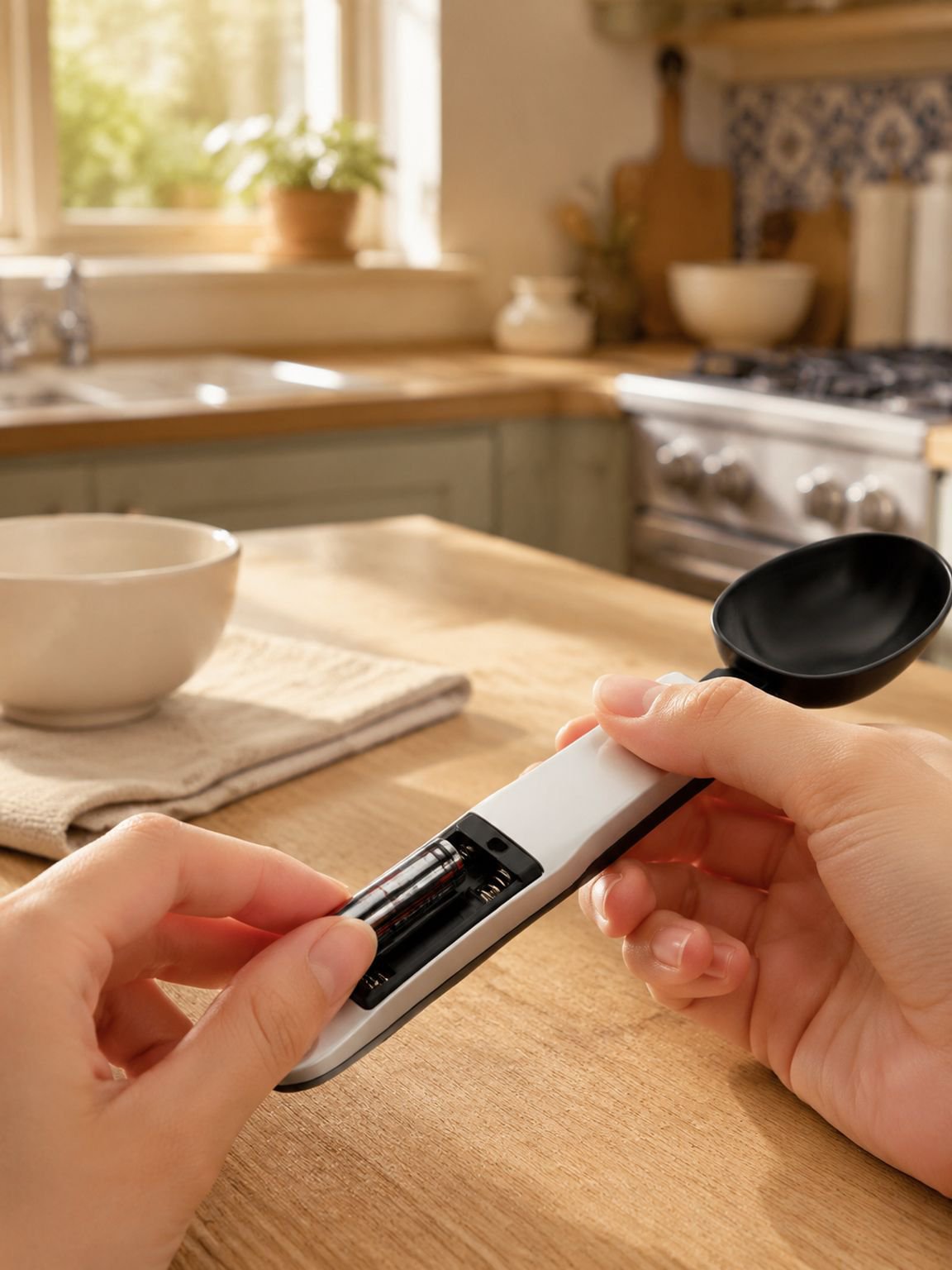 Utensilio de cocina digital para repostería precisa