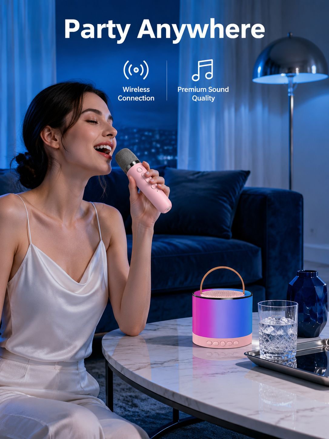 Magic Voice Changer Karaoke Microphone & Speaker Set