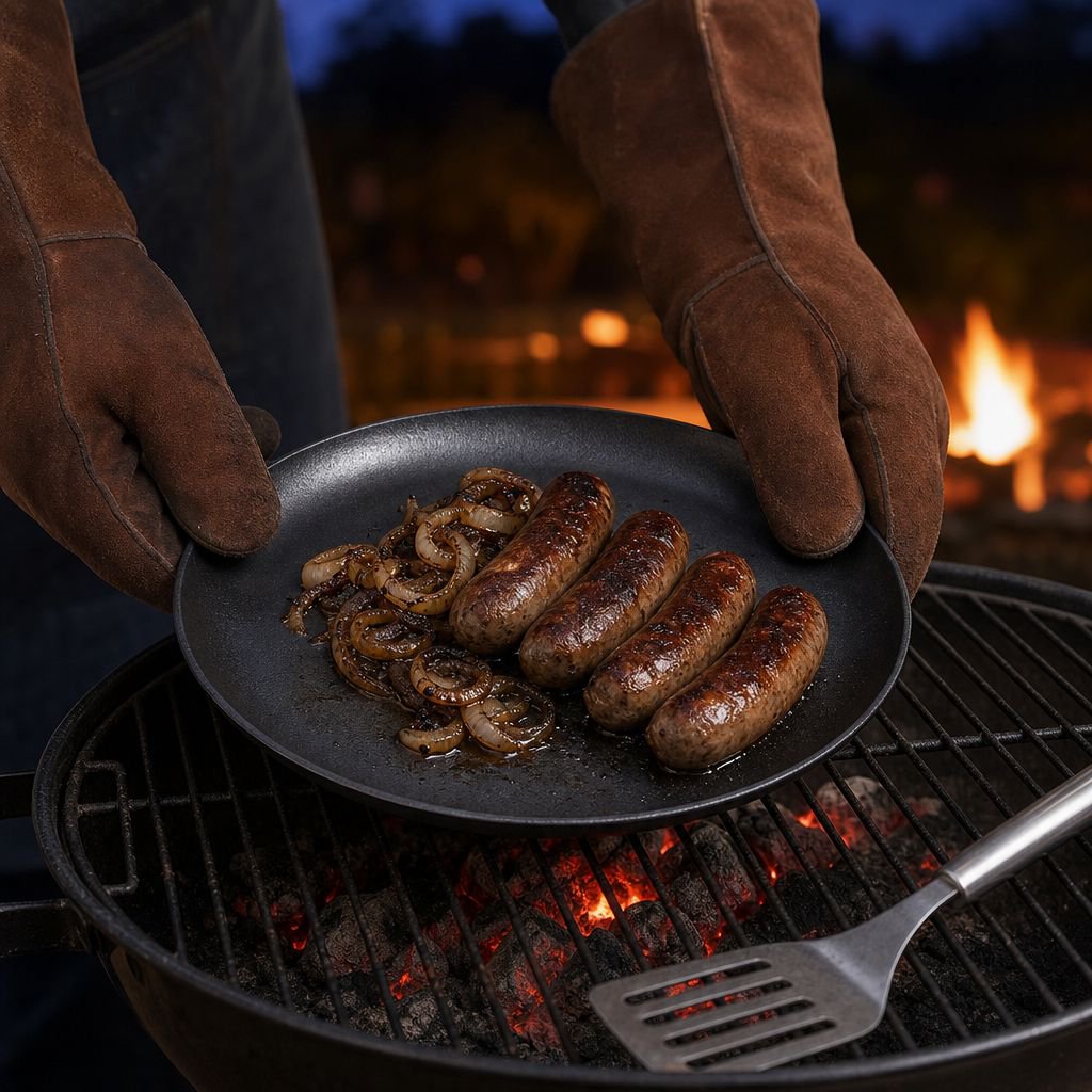 304 Stainless Steel Barbecue Plate, Round Plate for Dessert and Fruit