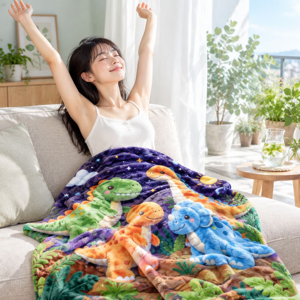 オフィスで使えるエアコン対策ブランケット
