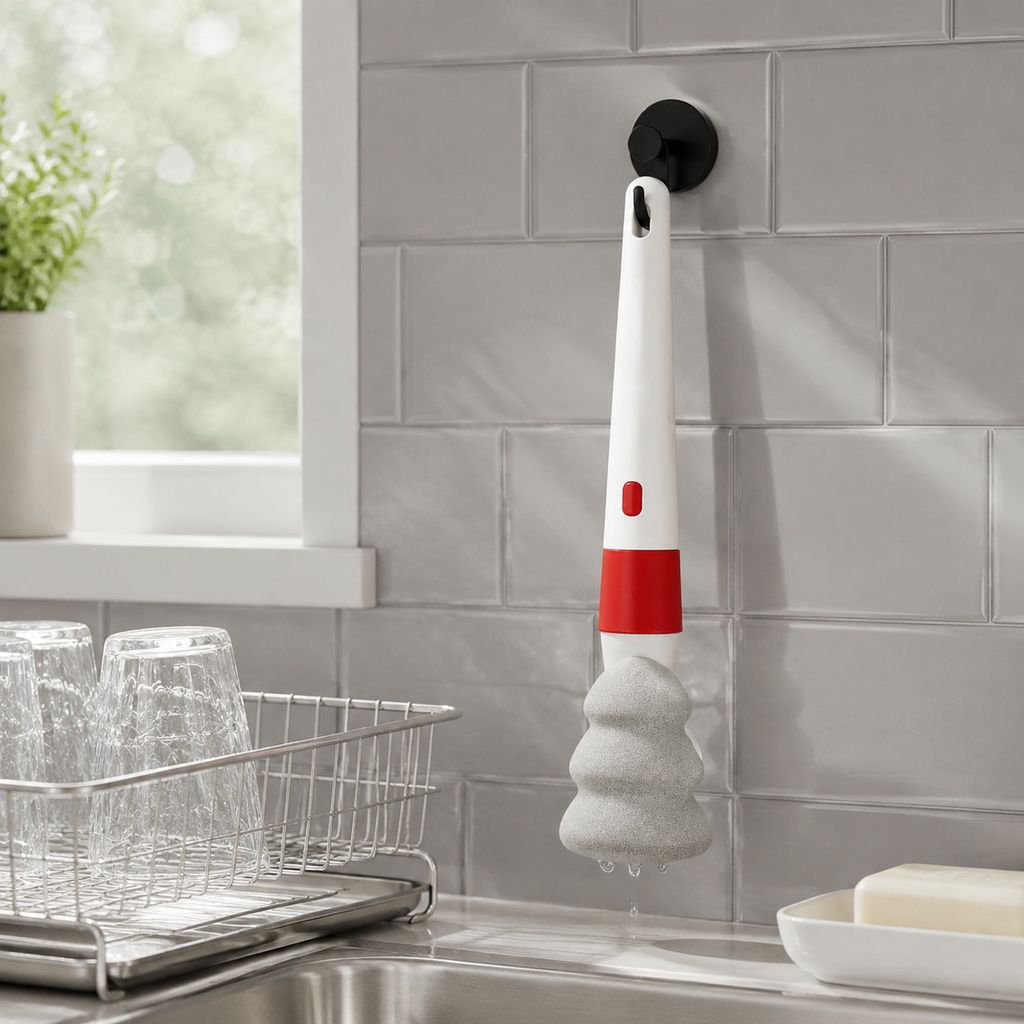 Versatile cleaner for cups, glasses, and bottles