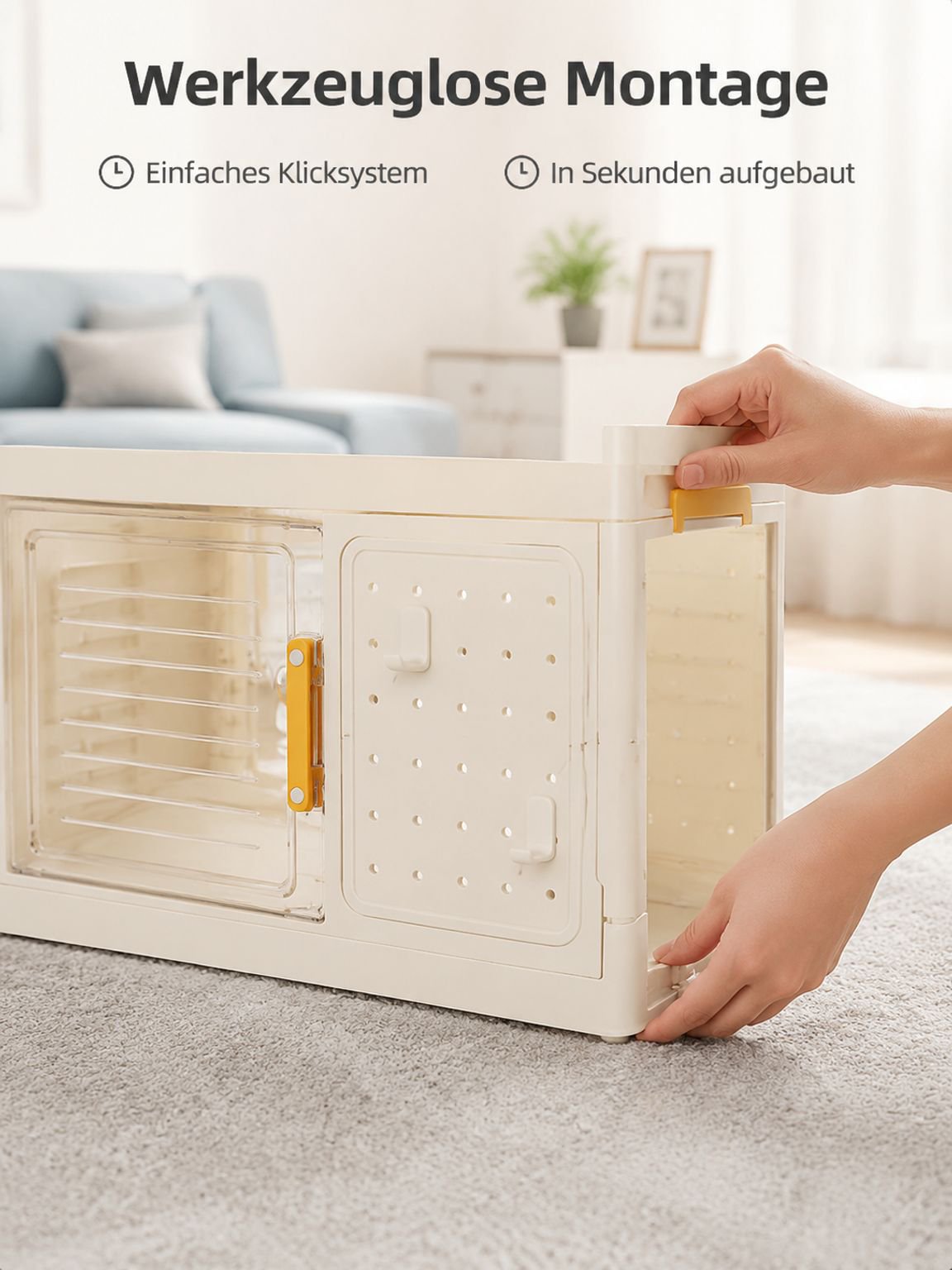 Großzügige Kapazität der Aufbewahrungsbox für vielfältige Anwendungen