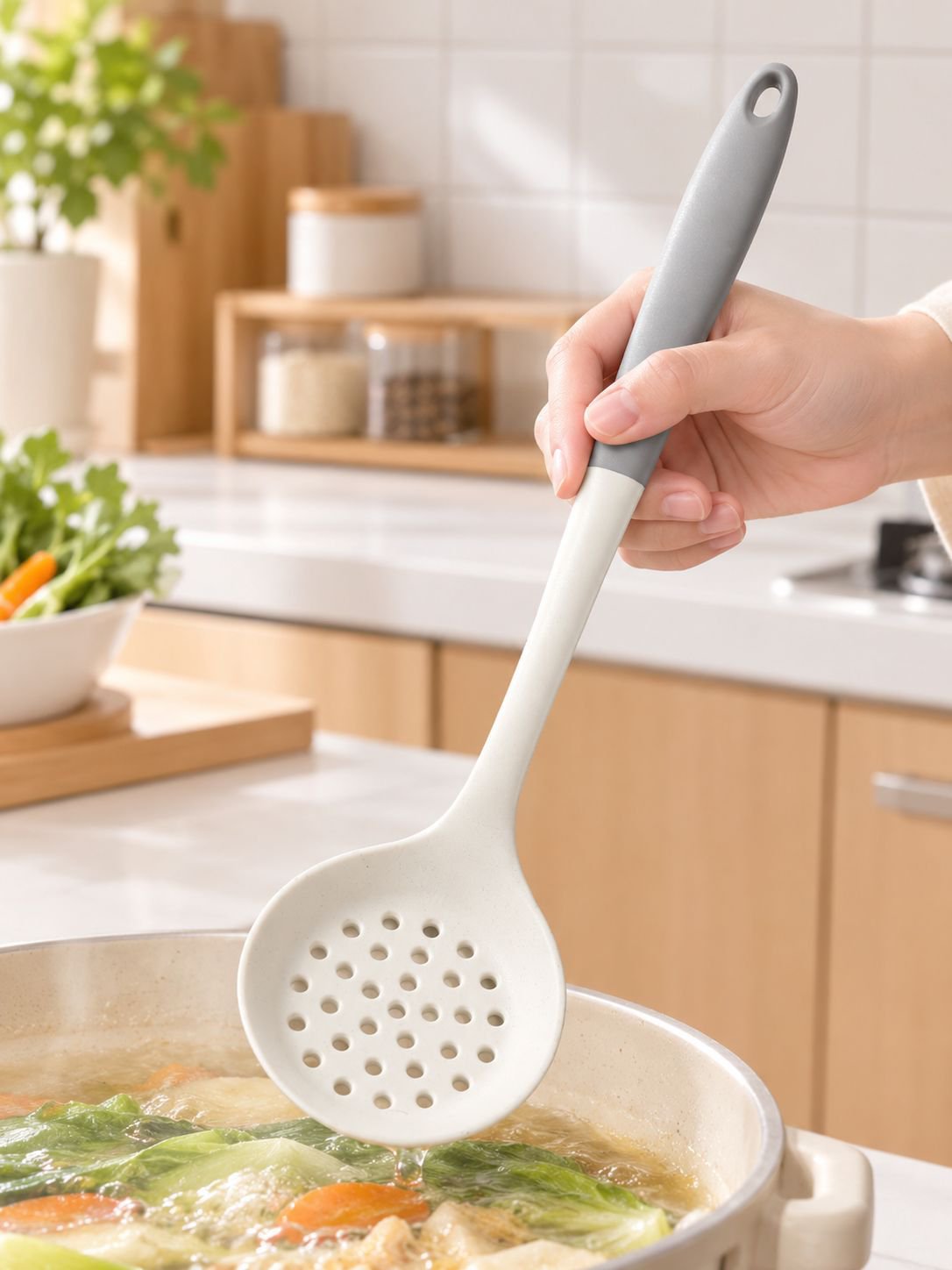 鍋鏟家用不沾鍋矽膠耐高溫炒菜勺湯勺鏟子