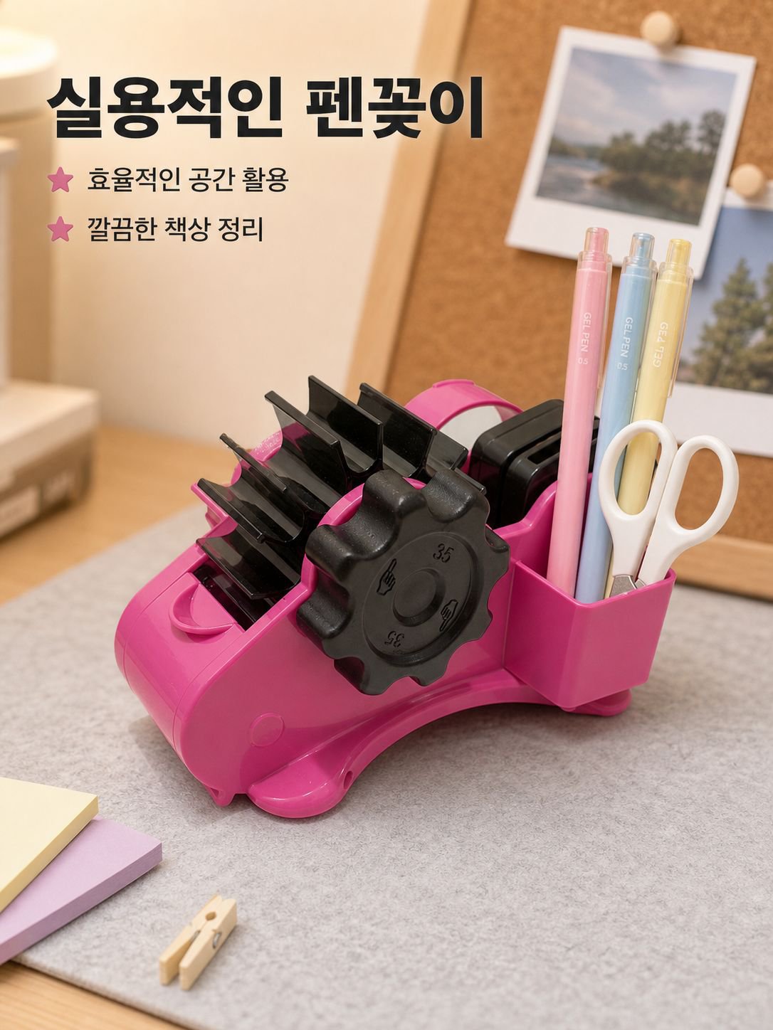 반자동 테이프 커터기