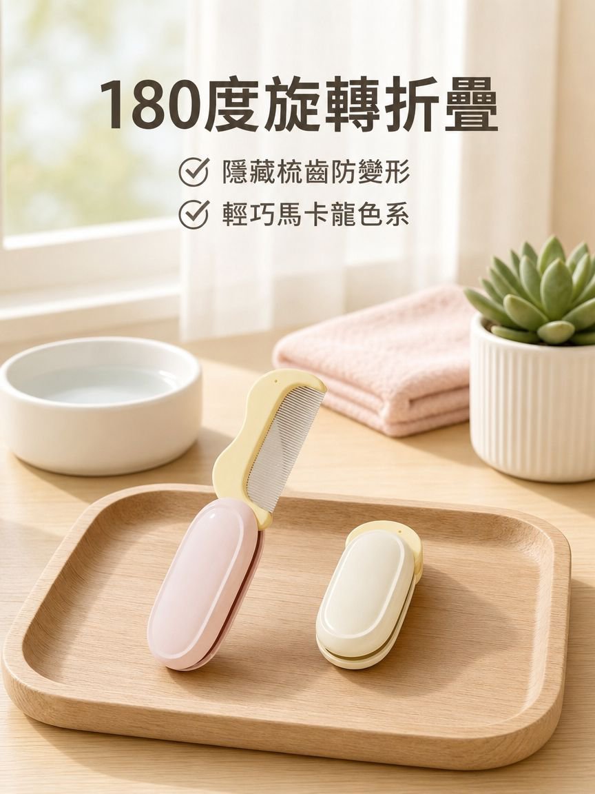 寵物折疊梳淚痕專用梳子