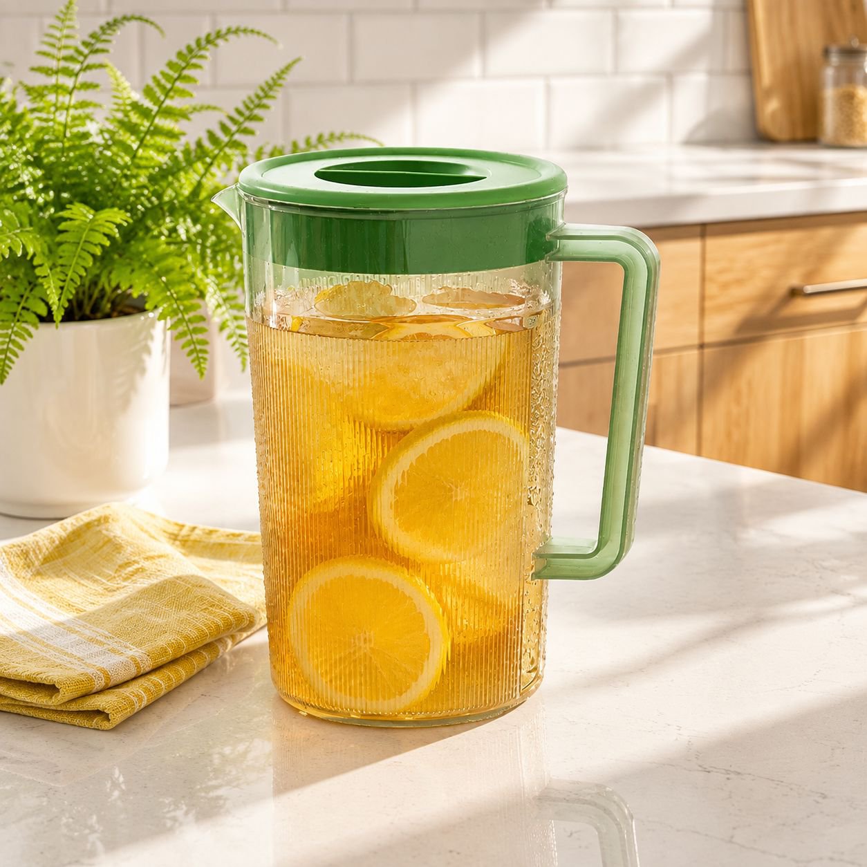 Large capacity heat-resistant cold water kettle, household juice bucket