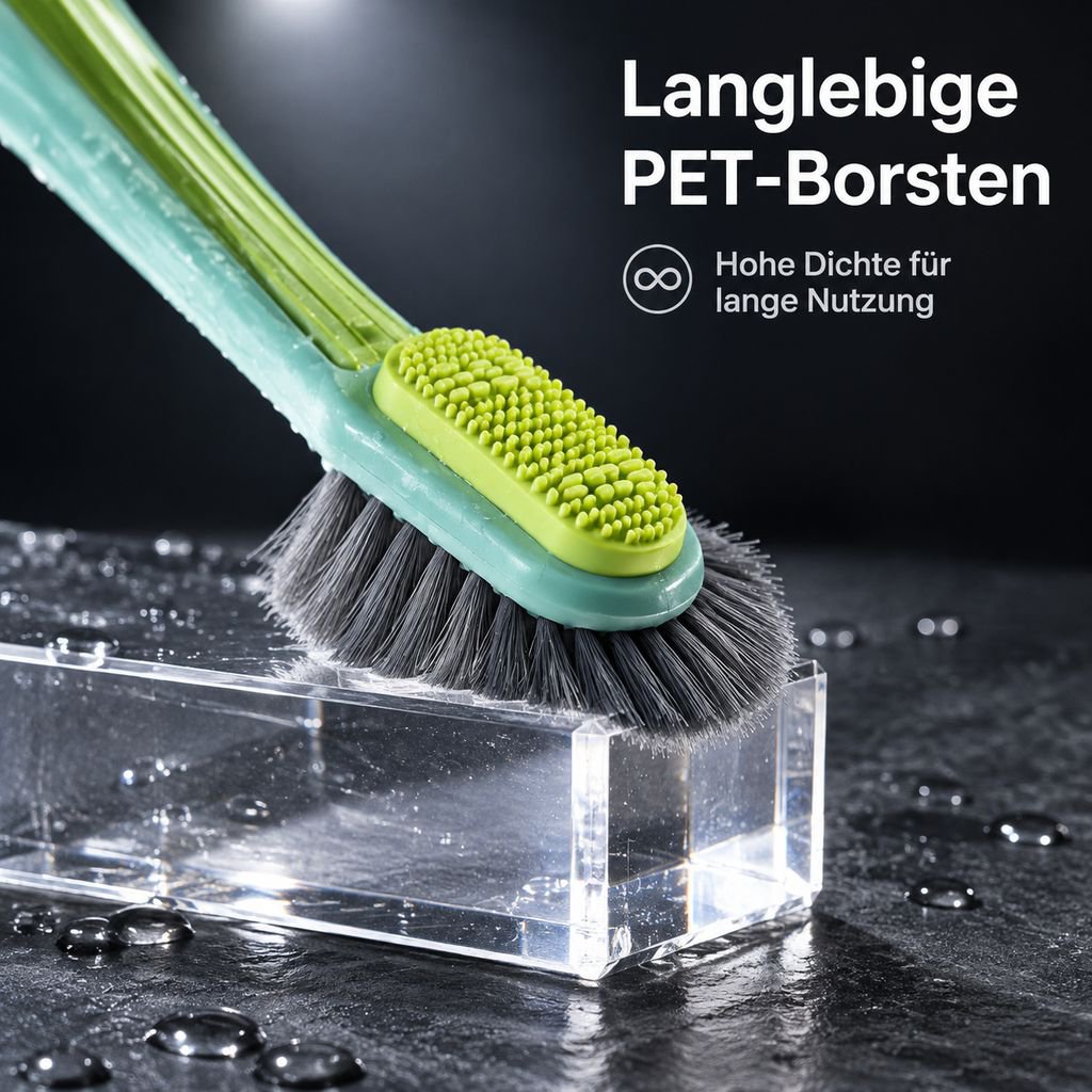 Schuhreinigungsbürste für schwer erreichbare Stellen