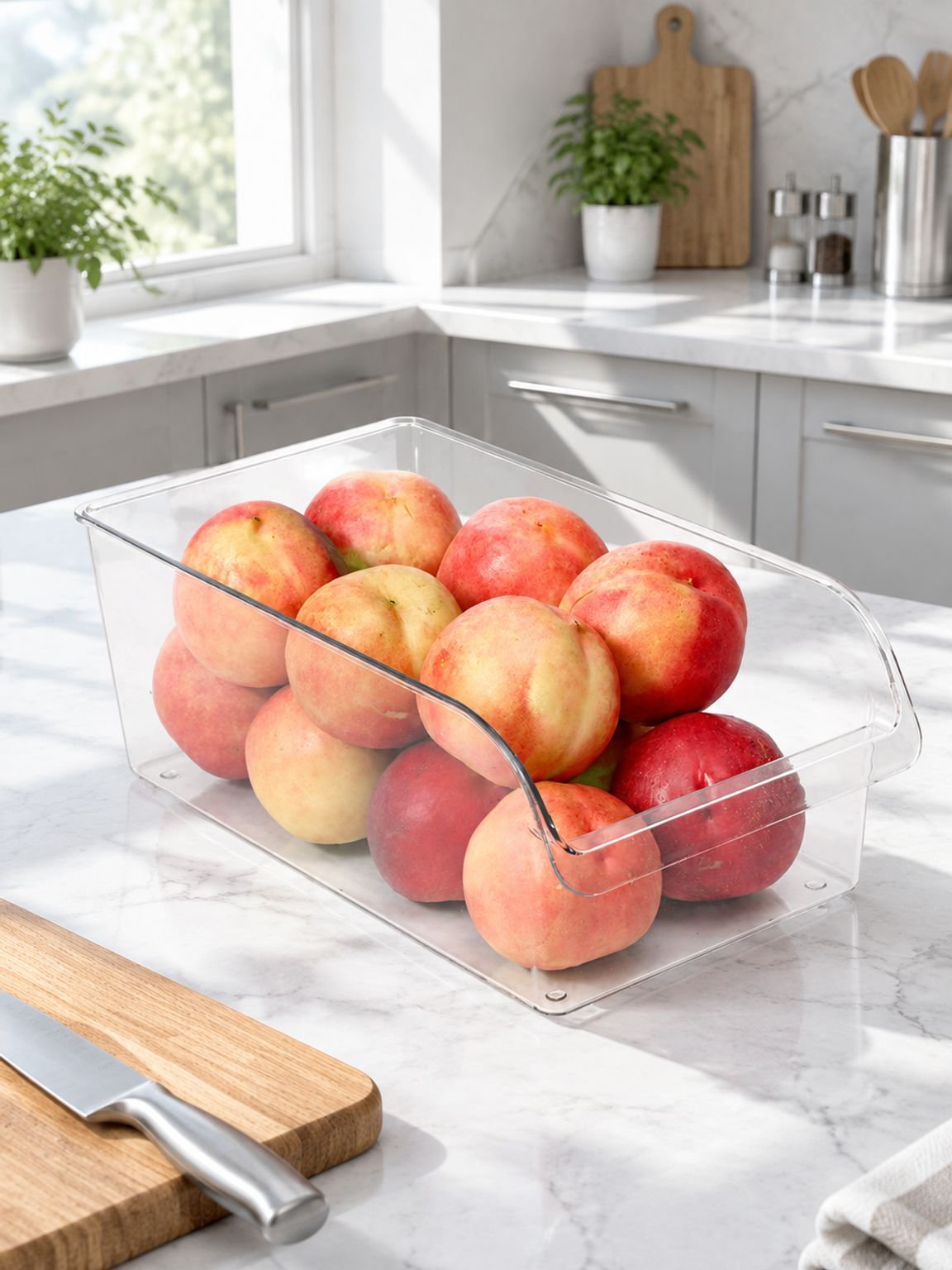 Kühlschrank Organizer Schublade Aufbewahrungsbox für Lebensmittel & Eier
