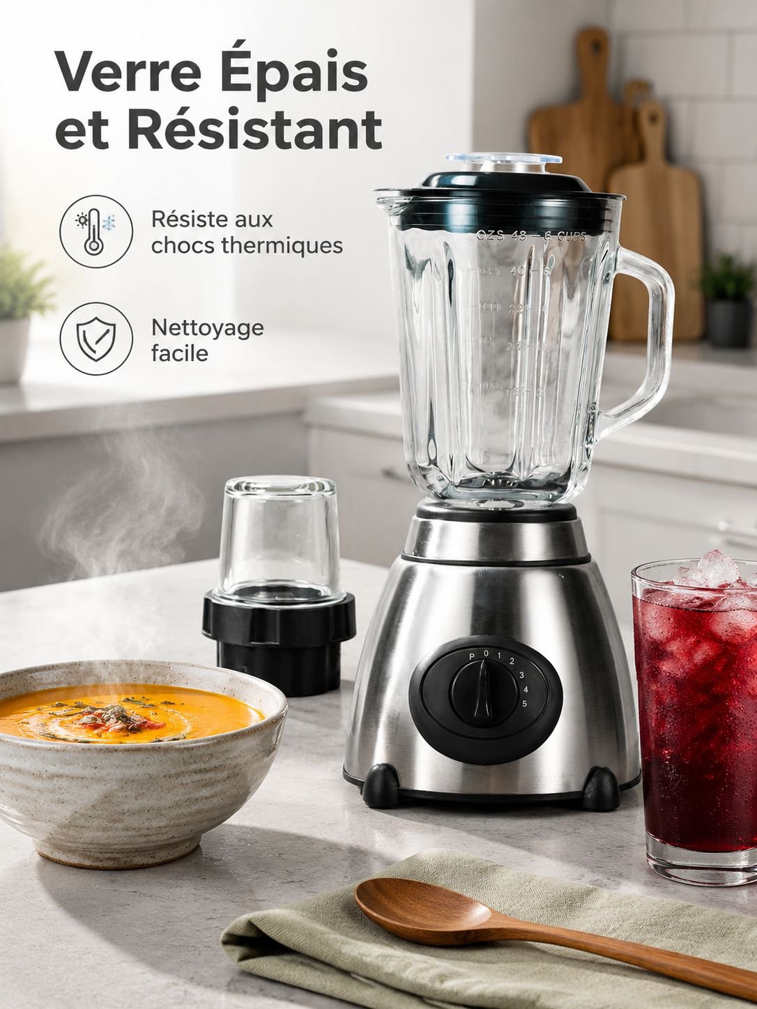 Mixeur-blender ménager à haute puissance