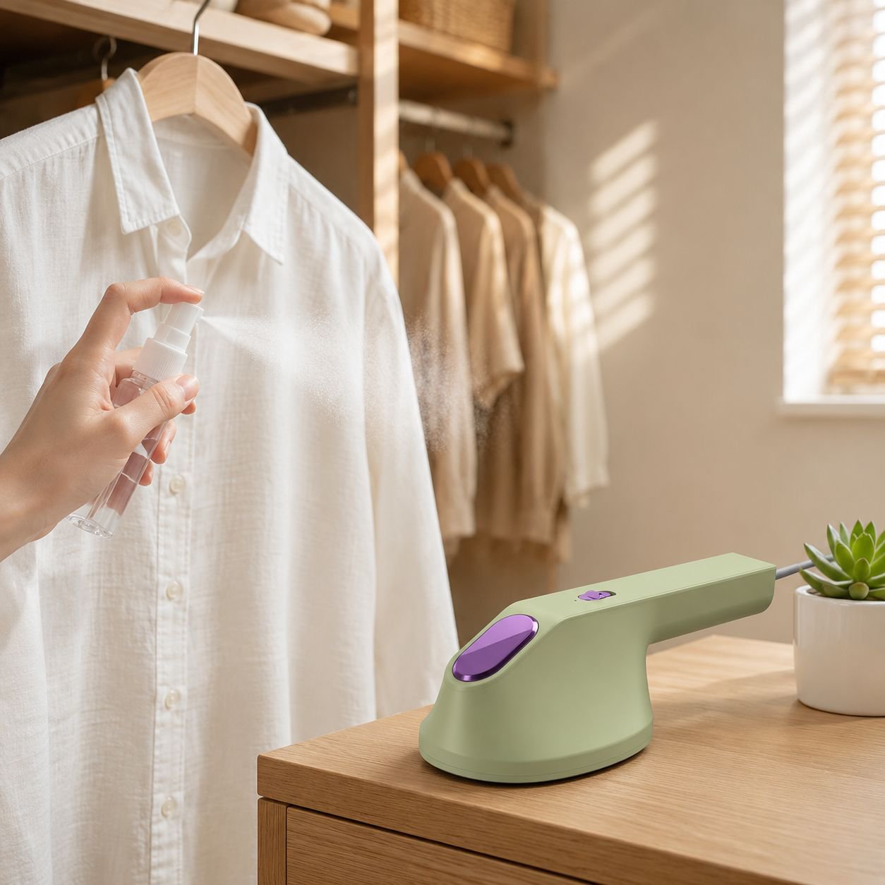 Wrinkle remover portable iron for daily use