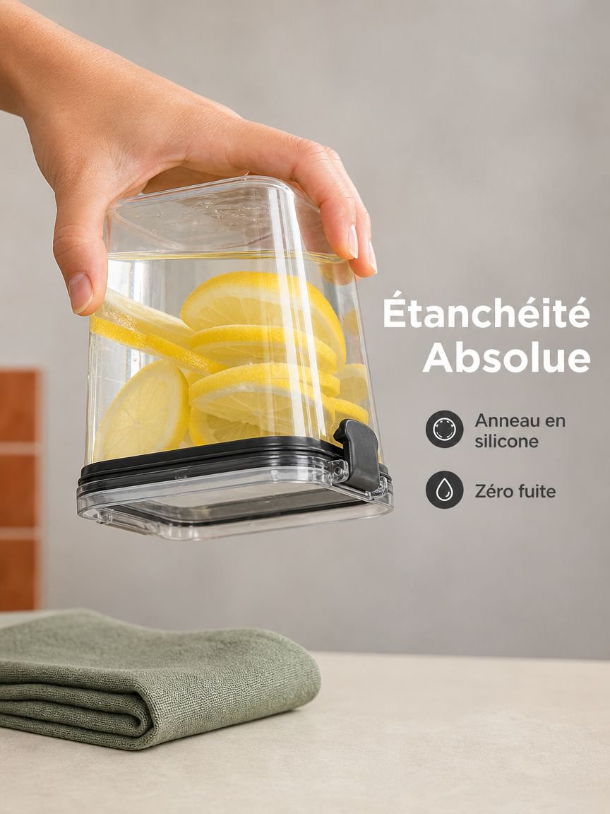Boîte de conservation multifonction pour friandises et céréales