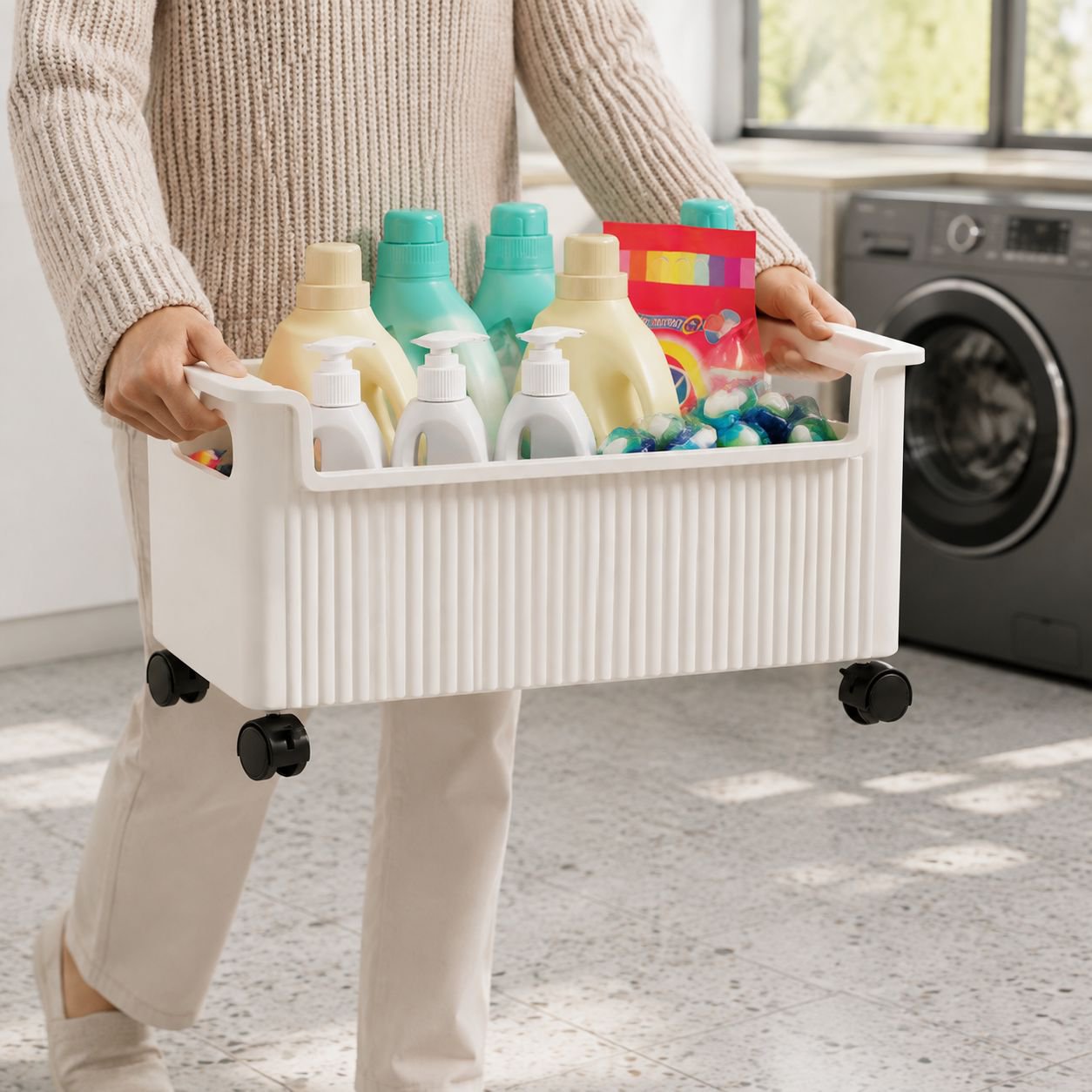 Bathroom Multi-functional Washing Machine Storage Rack