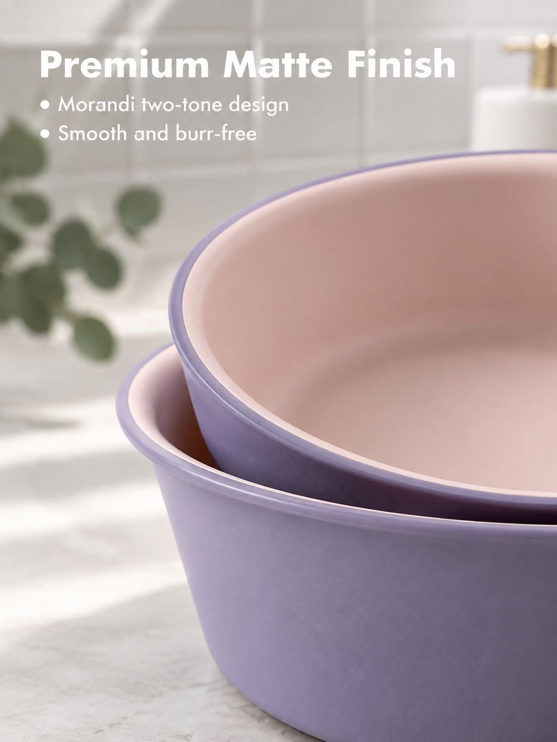 Large thickened plastic face basin for everyday washing