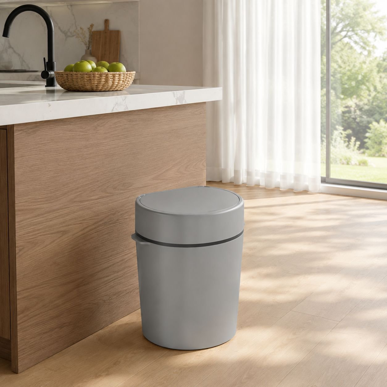 Press Pop-up Multi-functional Trash Can