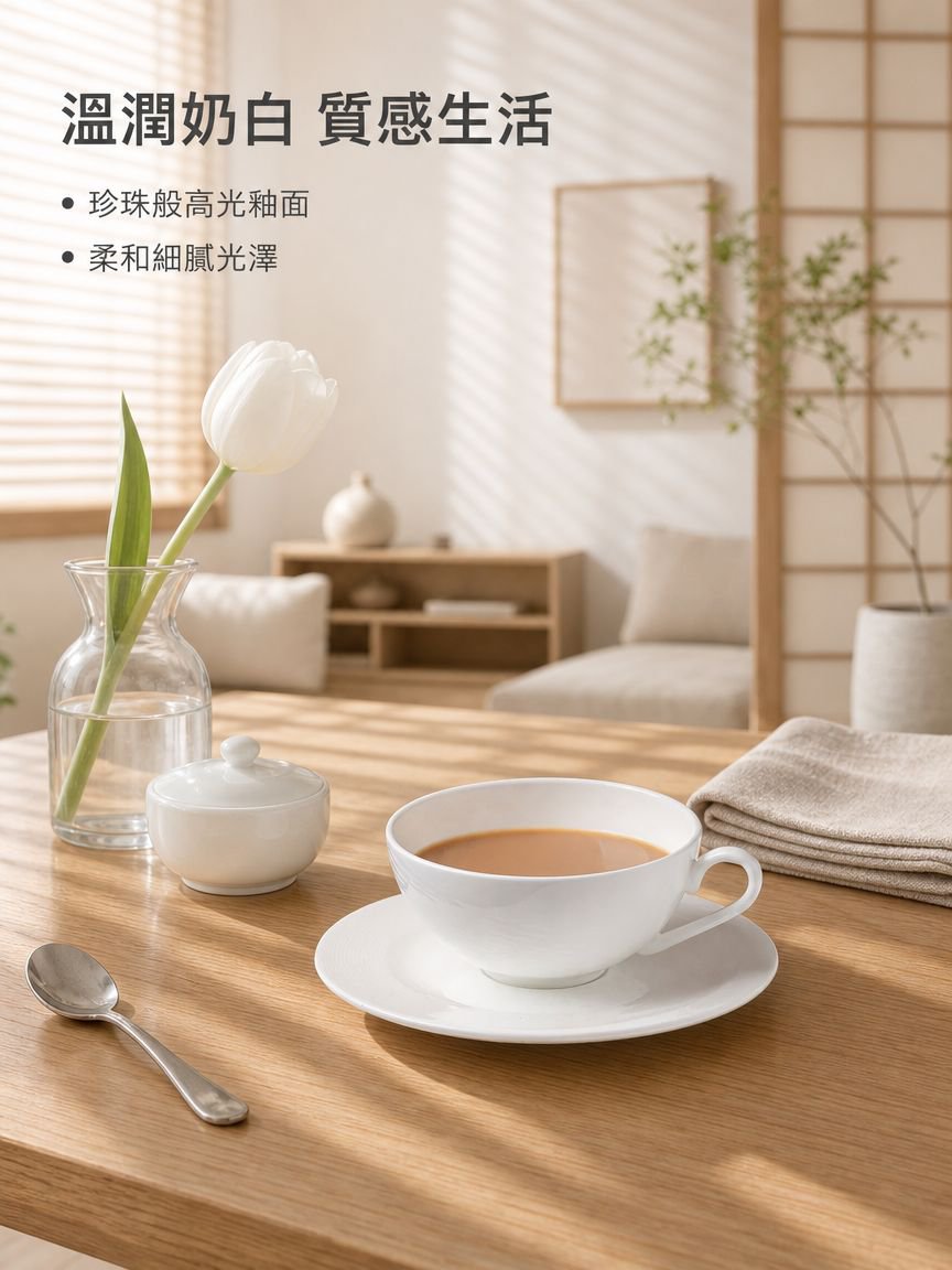 輕奢拿鐵杯碟組合