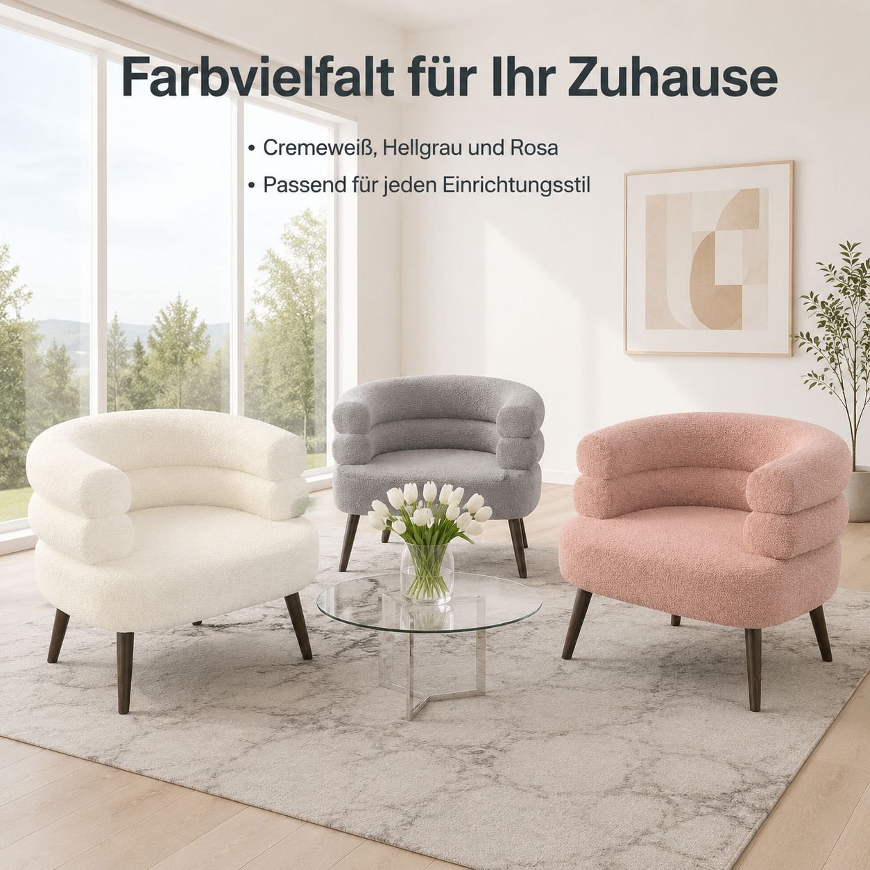 Bequemer, geschlossener Sessel