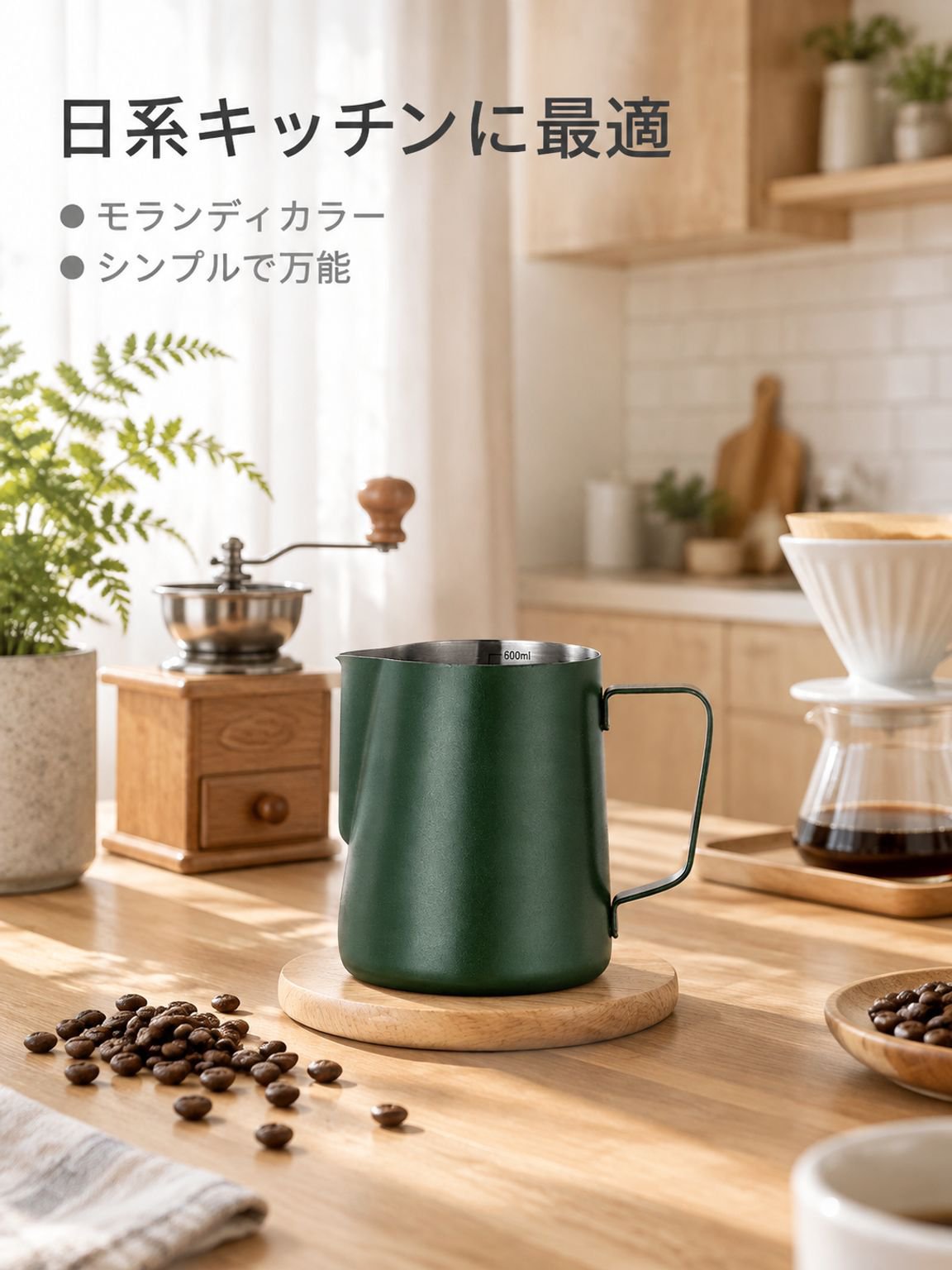 ステンレスハンドドリップコーヒーポット