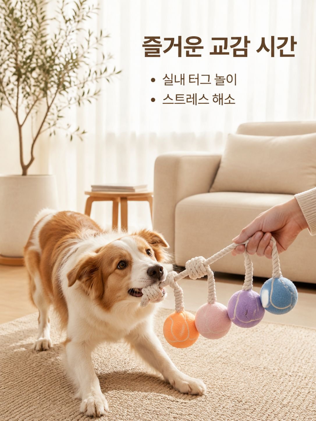 반려동물 치아 청소 인터랙티브 테니스