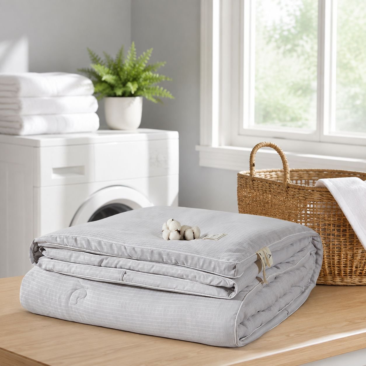 Hypoallergenic soybean winter comforter