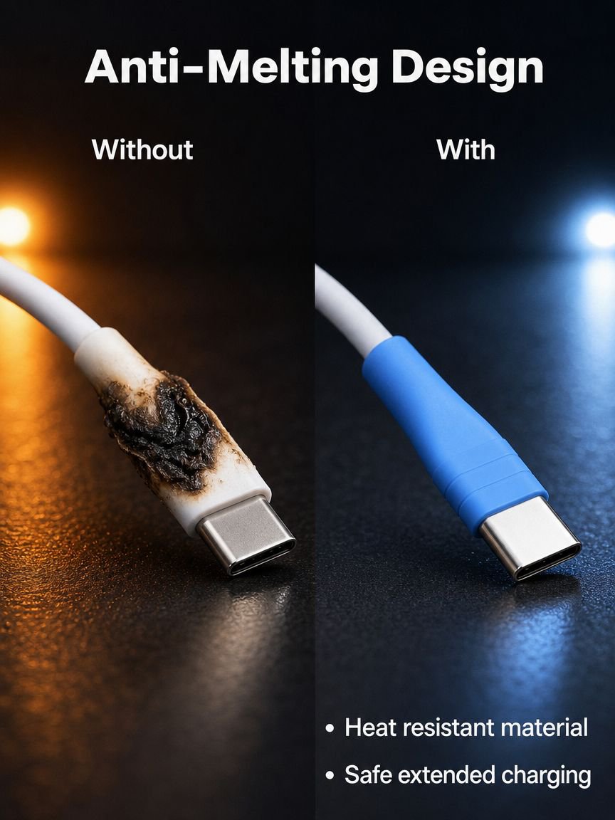 A98 Mobile Charging Port Protective Cover Anti-Melting Repair Protection Set