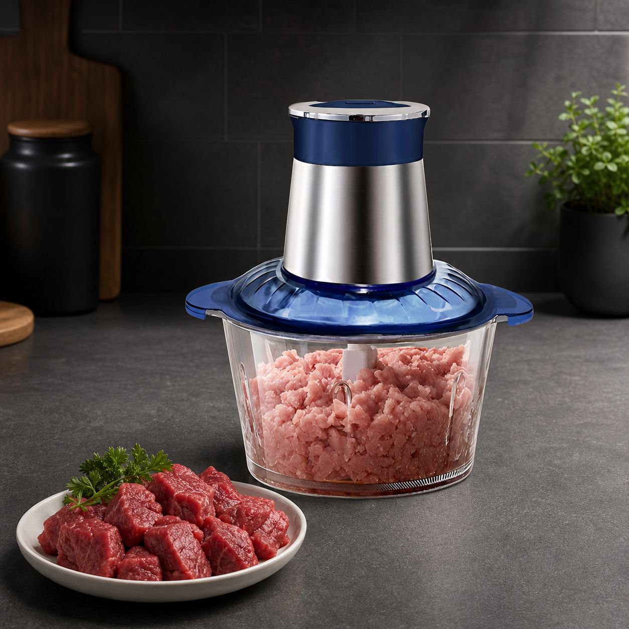 Mini Electric Food Processor for Kitchen