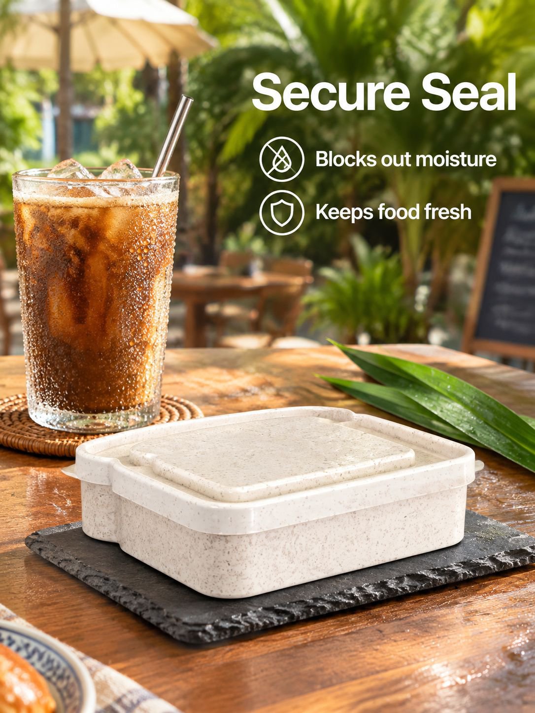 Wheat Straw Portable Toast Box
