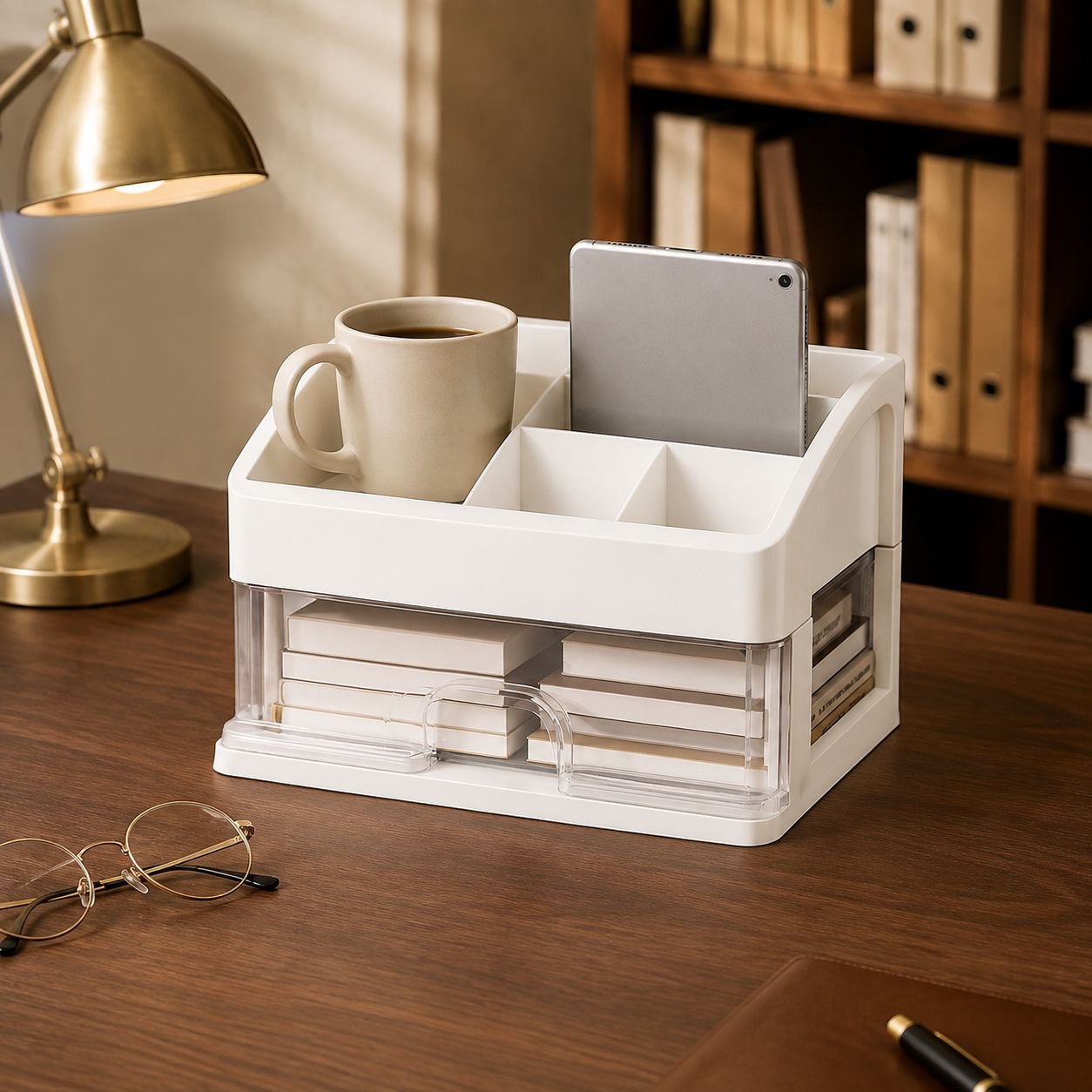 Caisson de rangement à plusieurs tiroirs pour bureau