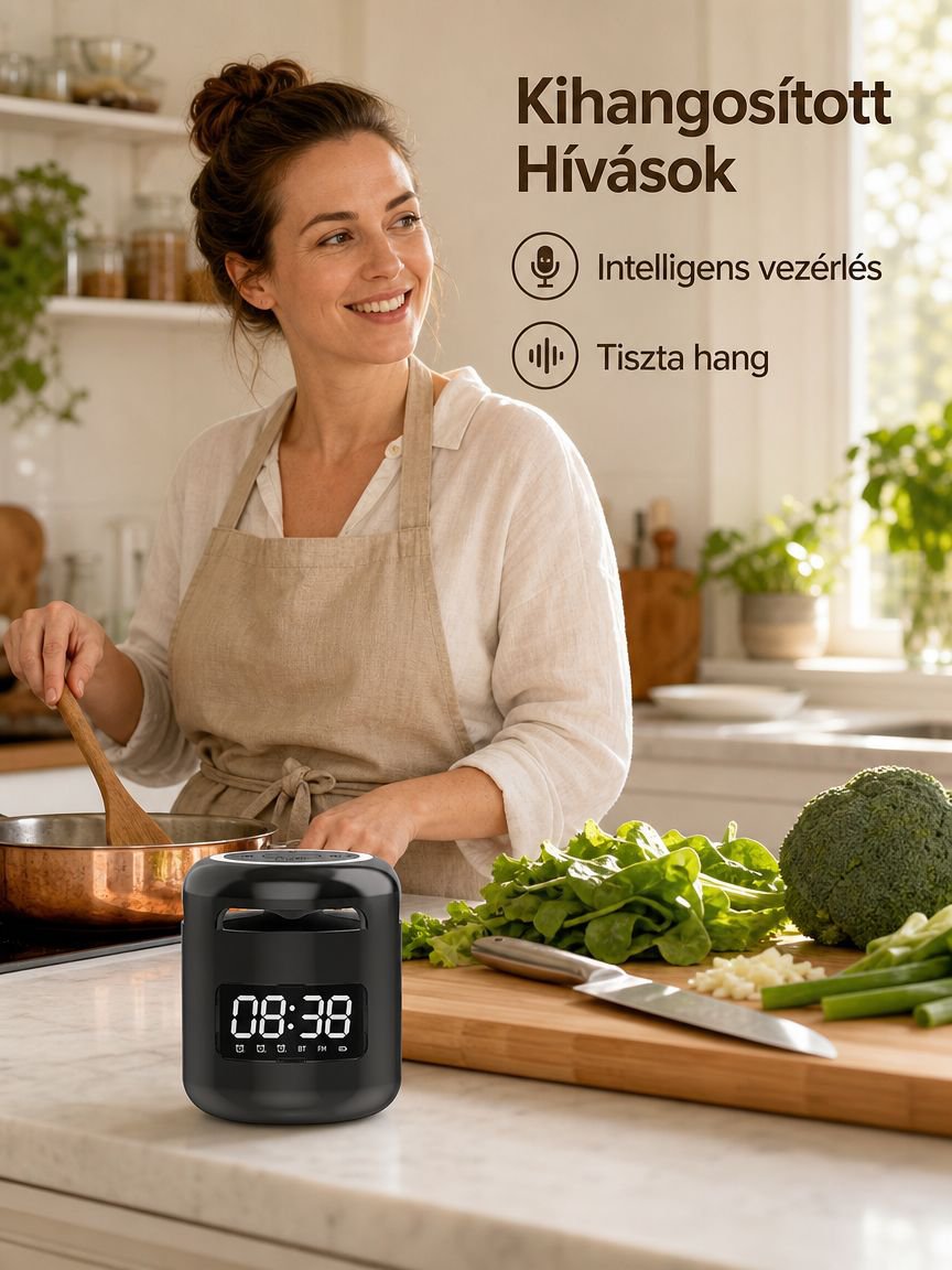 Vezeték nélküli intelligens Bluetooth hangszóró