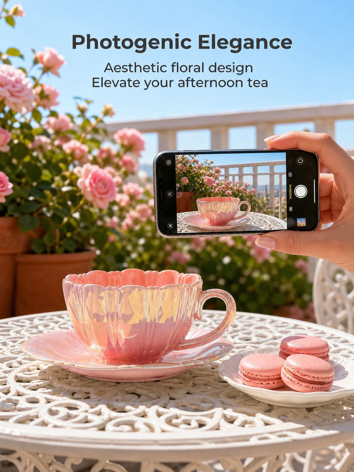 Petal Coffee Cup and Saucer Set