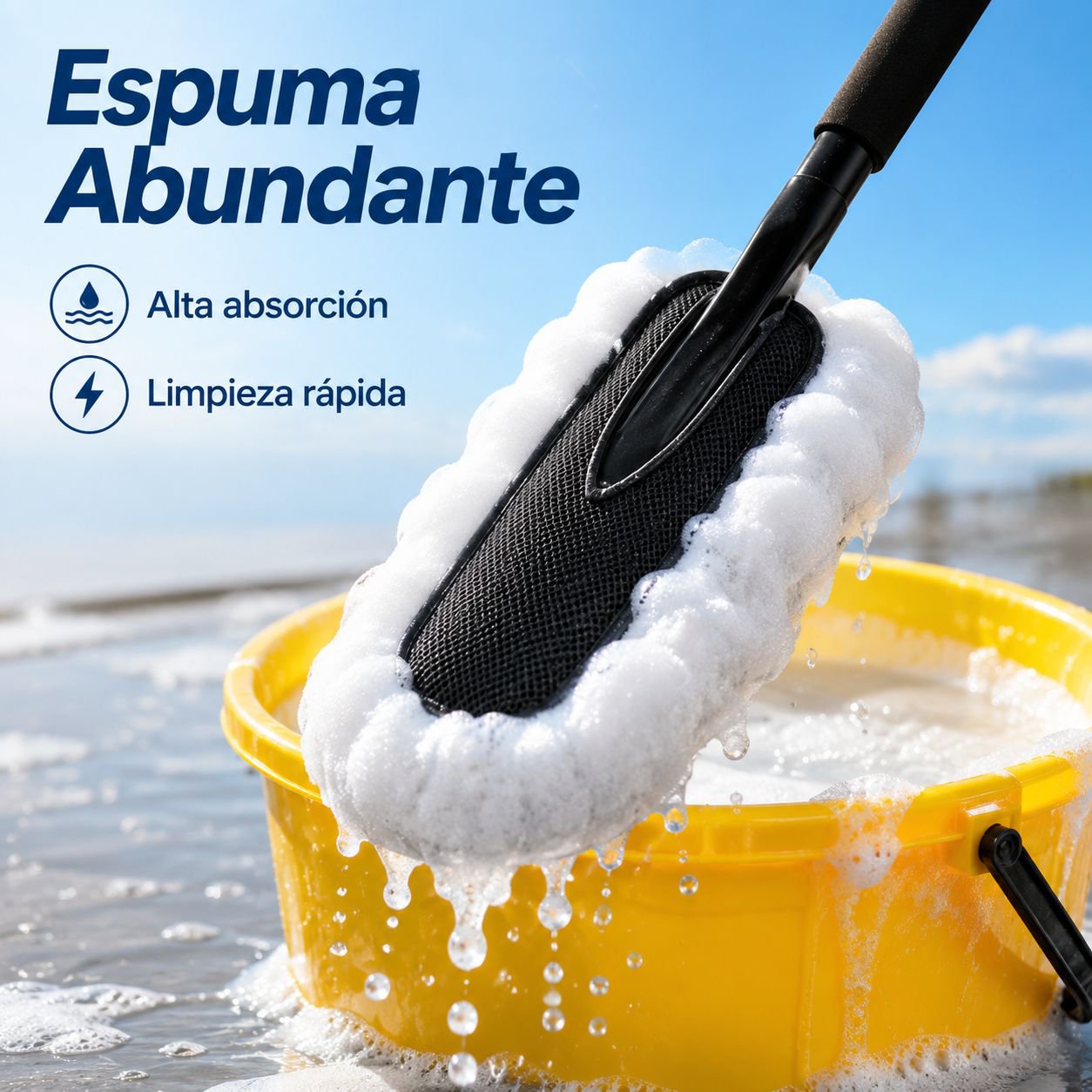 Mopa para coche quita polvo