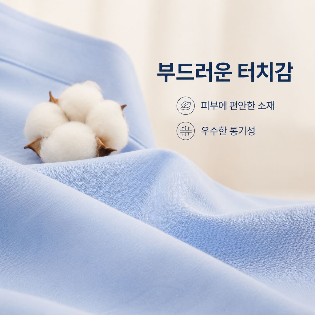 남성용 긴팔 단색 셔츠