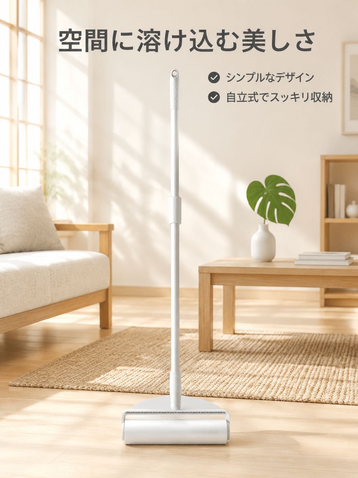 ロングシャンク伸縮粘毛器